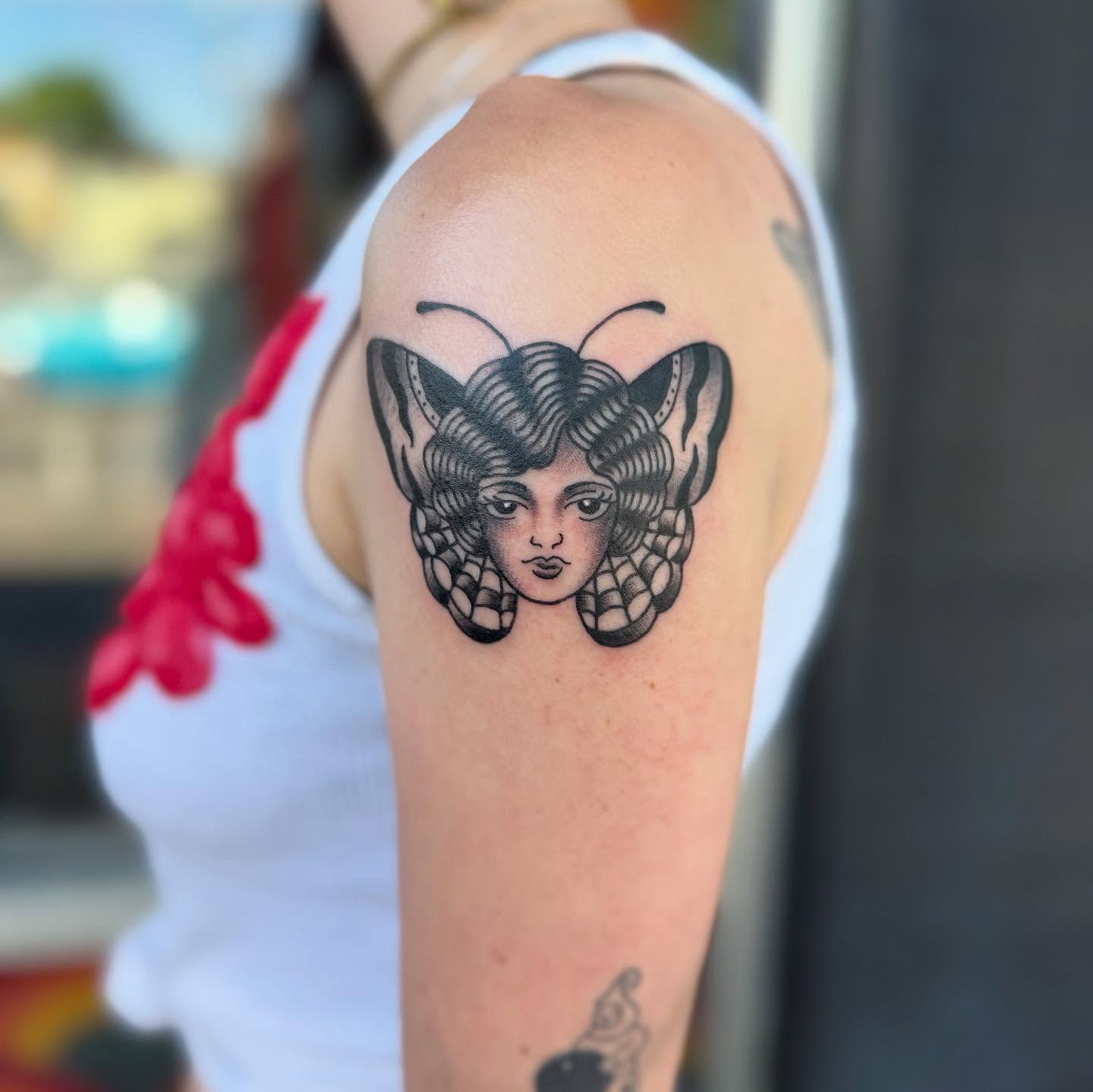 Tattoo by @jeffgrahamtattoo β black_and_grey