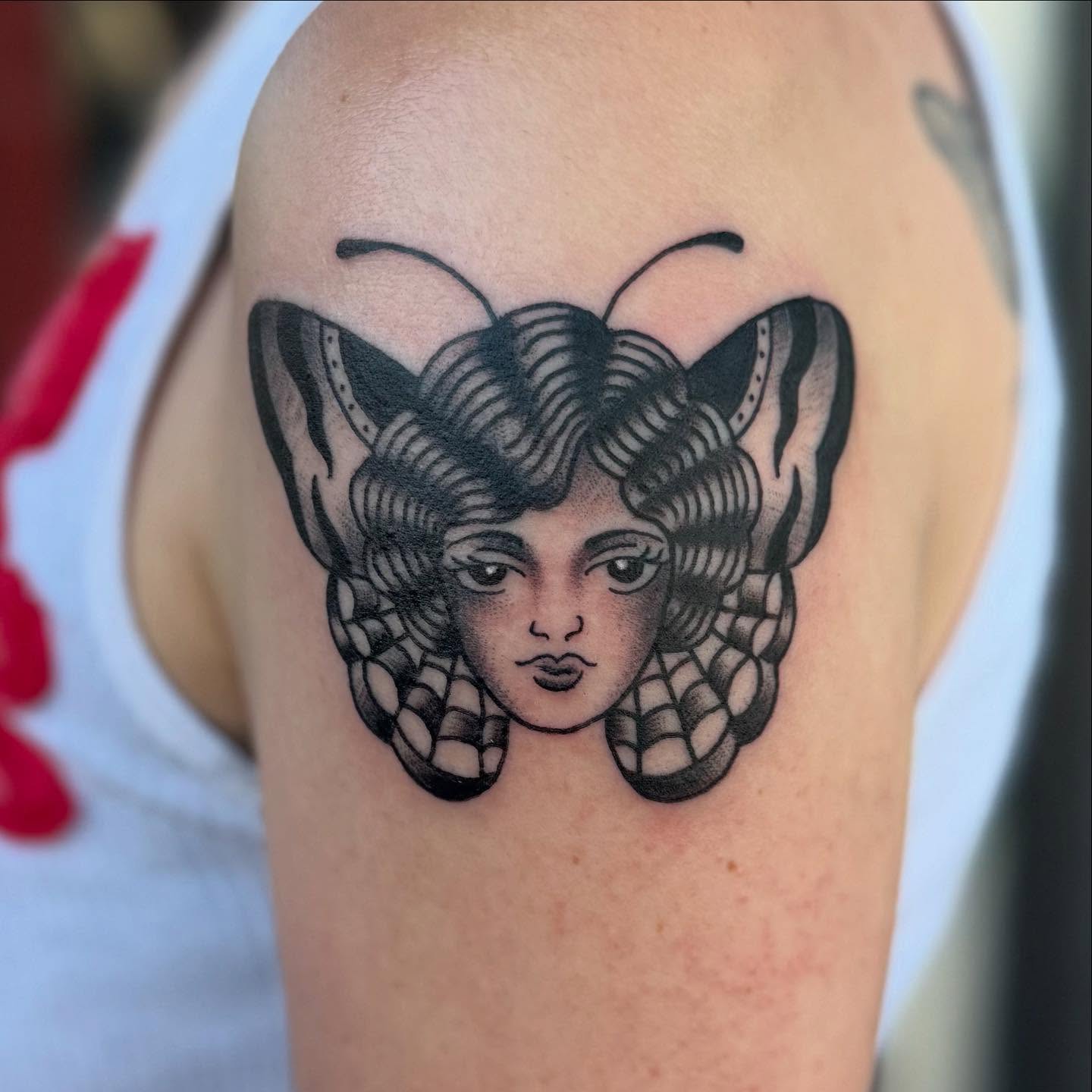 Tattoo by @jeffgrahamtattoo β black_and_grey