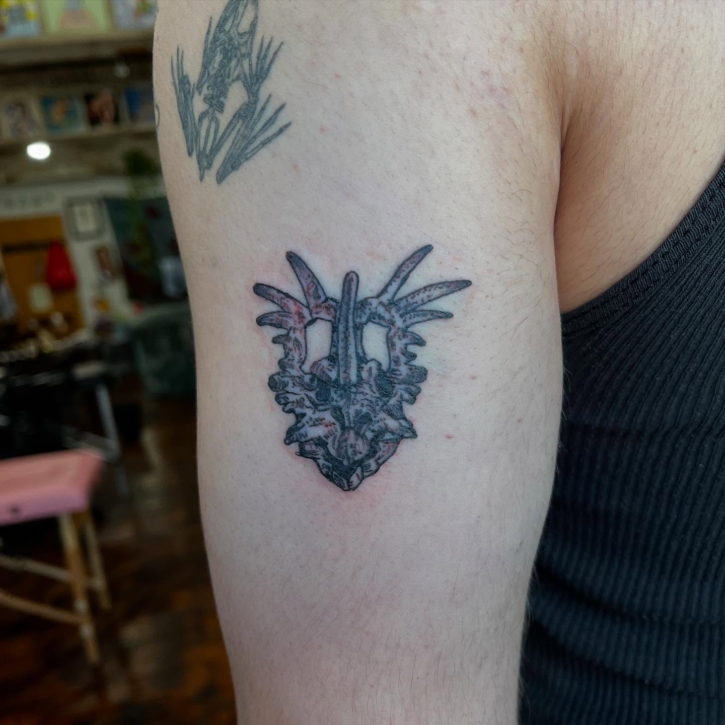 Tattoo by @lilbull.tatts — black_and_grey