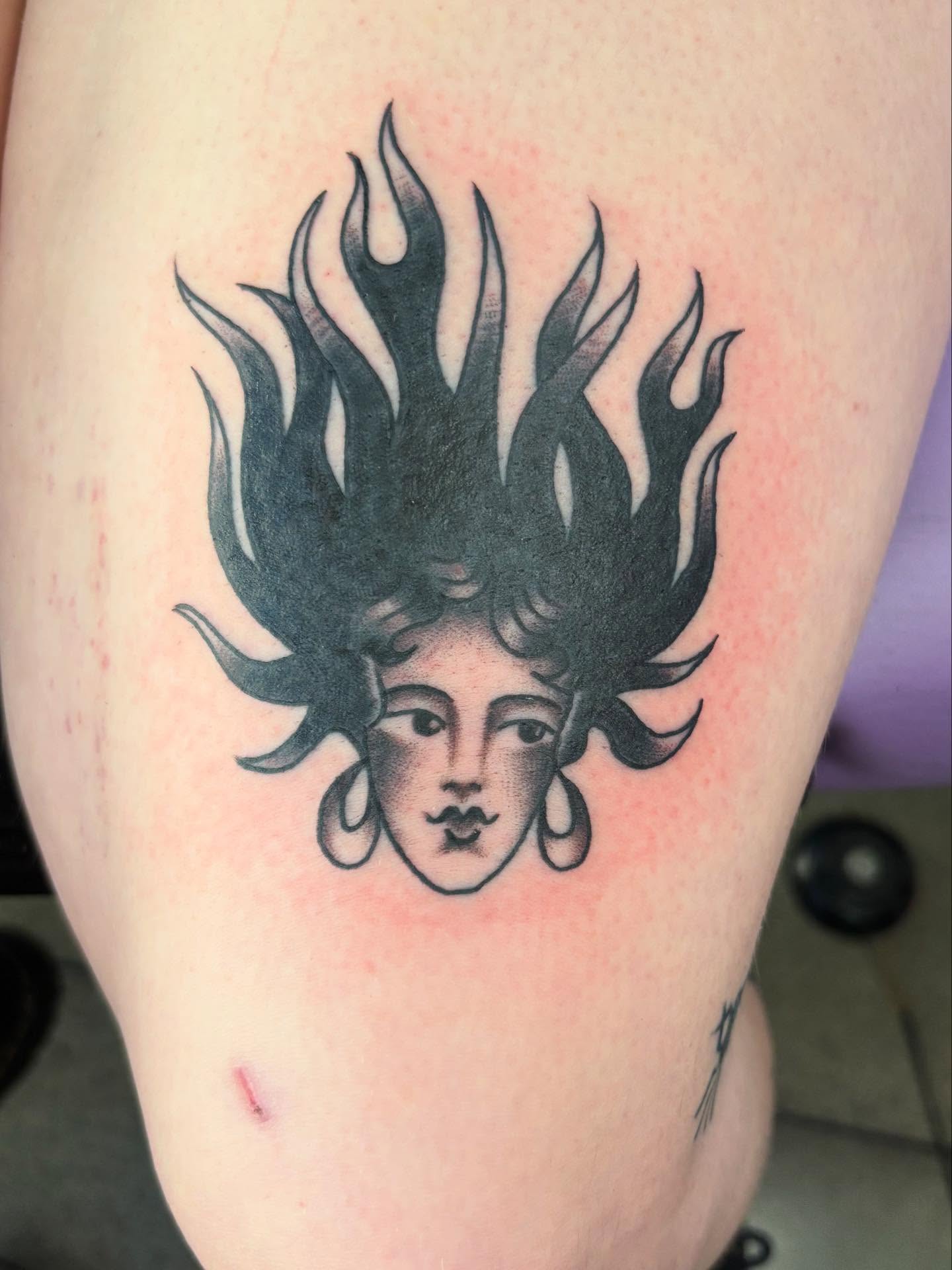 Tattoo by @angie_izbell — dotwork