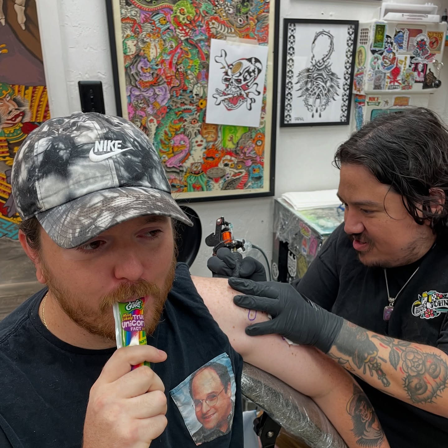 Unicycle new school tattoo on the forearm by Mike Tapia