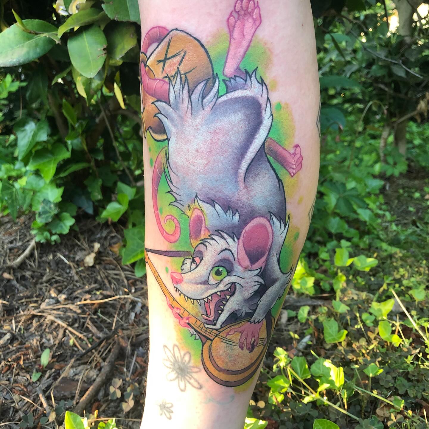 Tattoo by @krampusssytattoo — new_school, watercolor