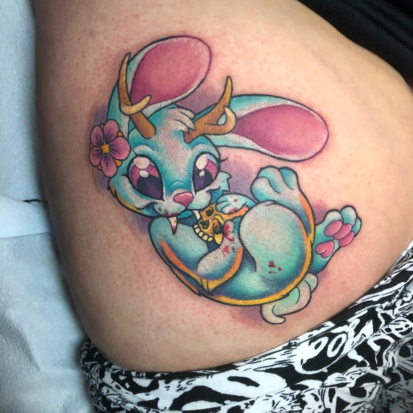 Tattoo by @krampusssytattoo — new_school, illustrative
