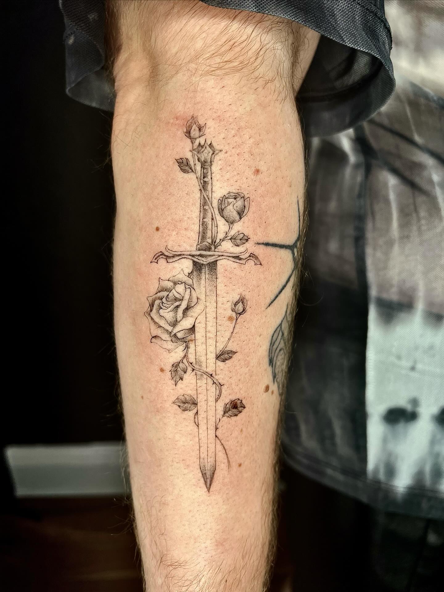 Tattoo by @mbauertattoo — black_and_grey, realism