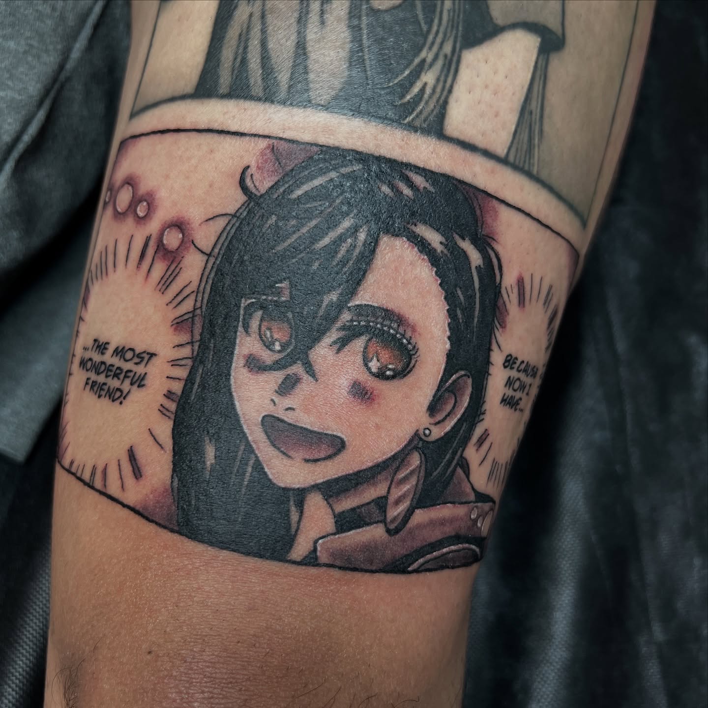 Tattoo by @luckyleftytattoos — anime