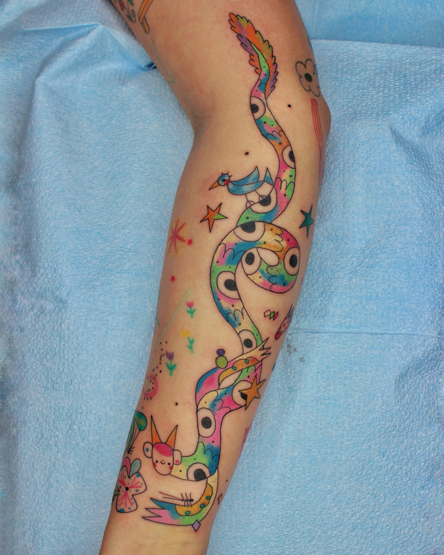 Tattoo by @youniseaweed — new_school, watercolor