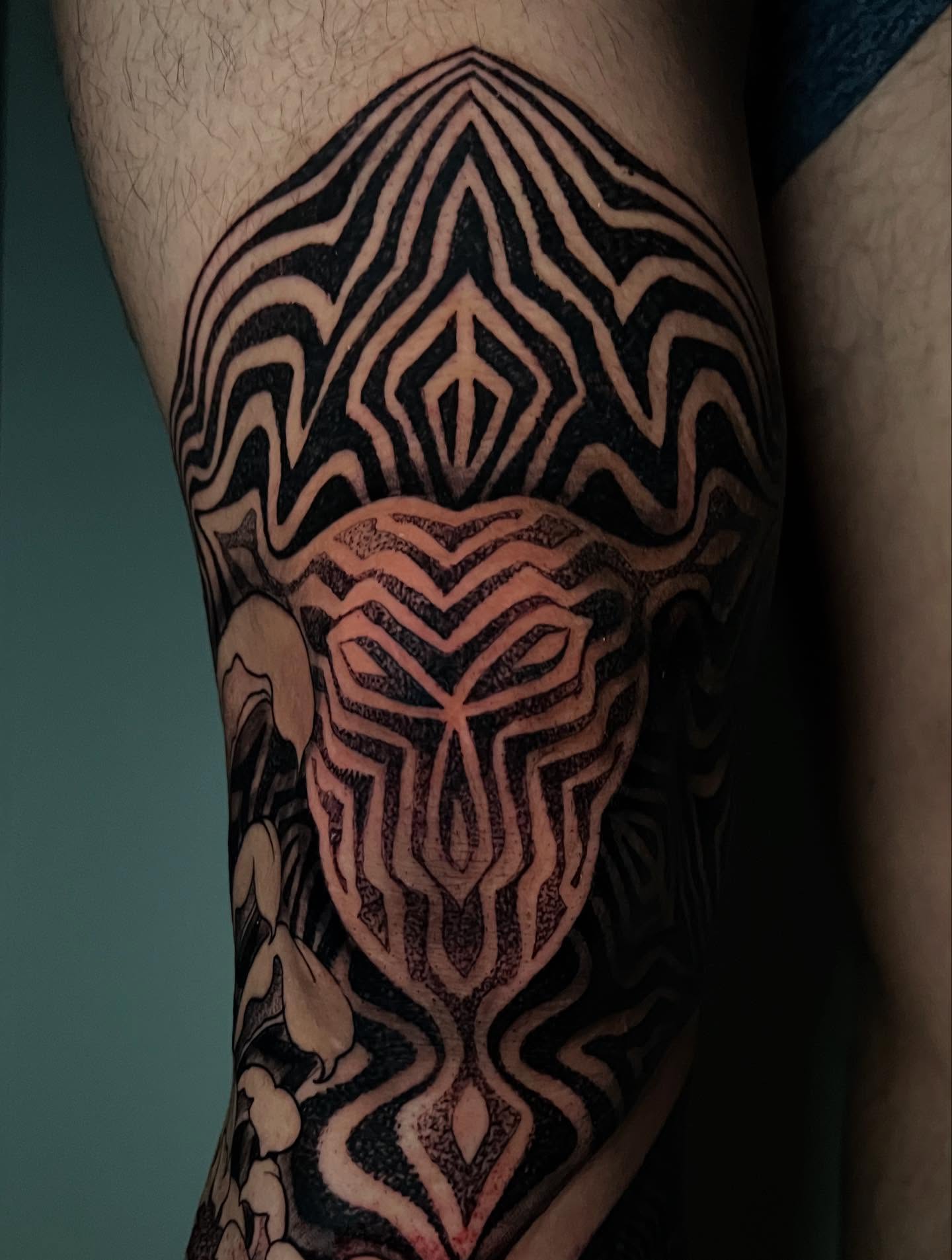 Tattoo by @frankendots — geometric
