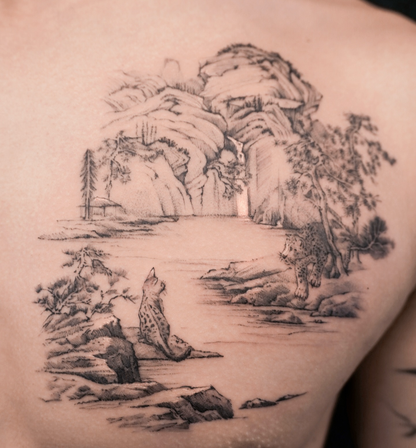 Tattoo by @maru.tattooist — black_and_grey, realism