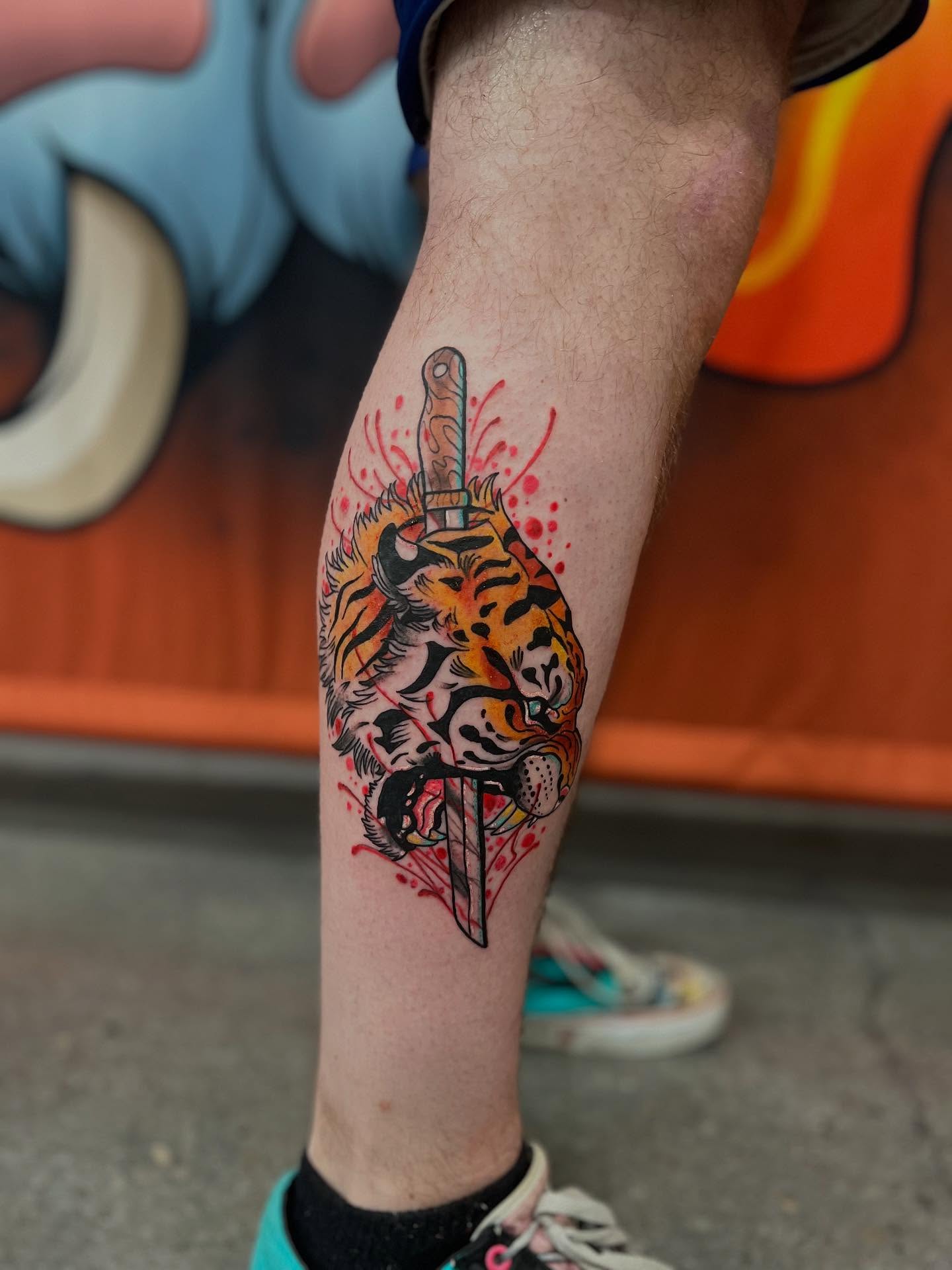 Tattoo by @andrewwatkinstattoos — american_traditional, dotwork