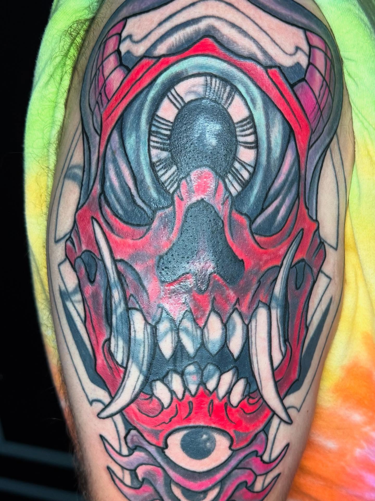 Tattoo by @artworkbyreece — geometric, dark_realism