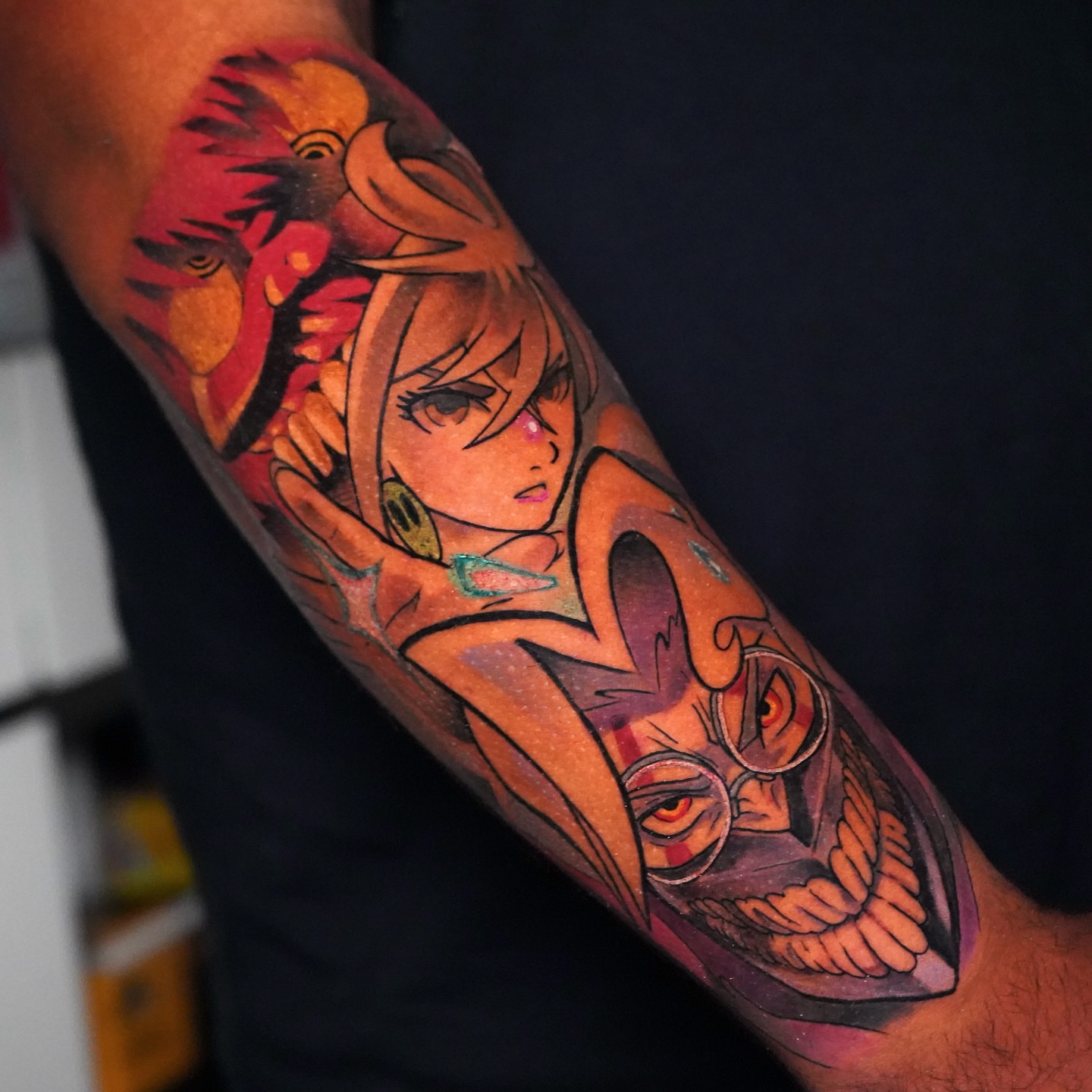 Tattoo by @blasianj.ink — anime, realism