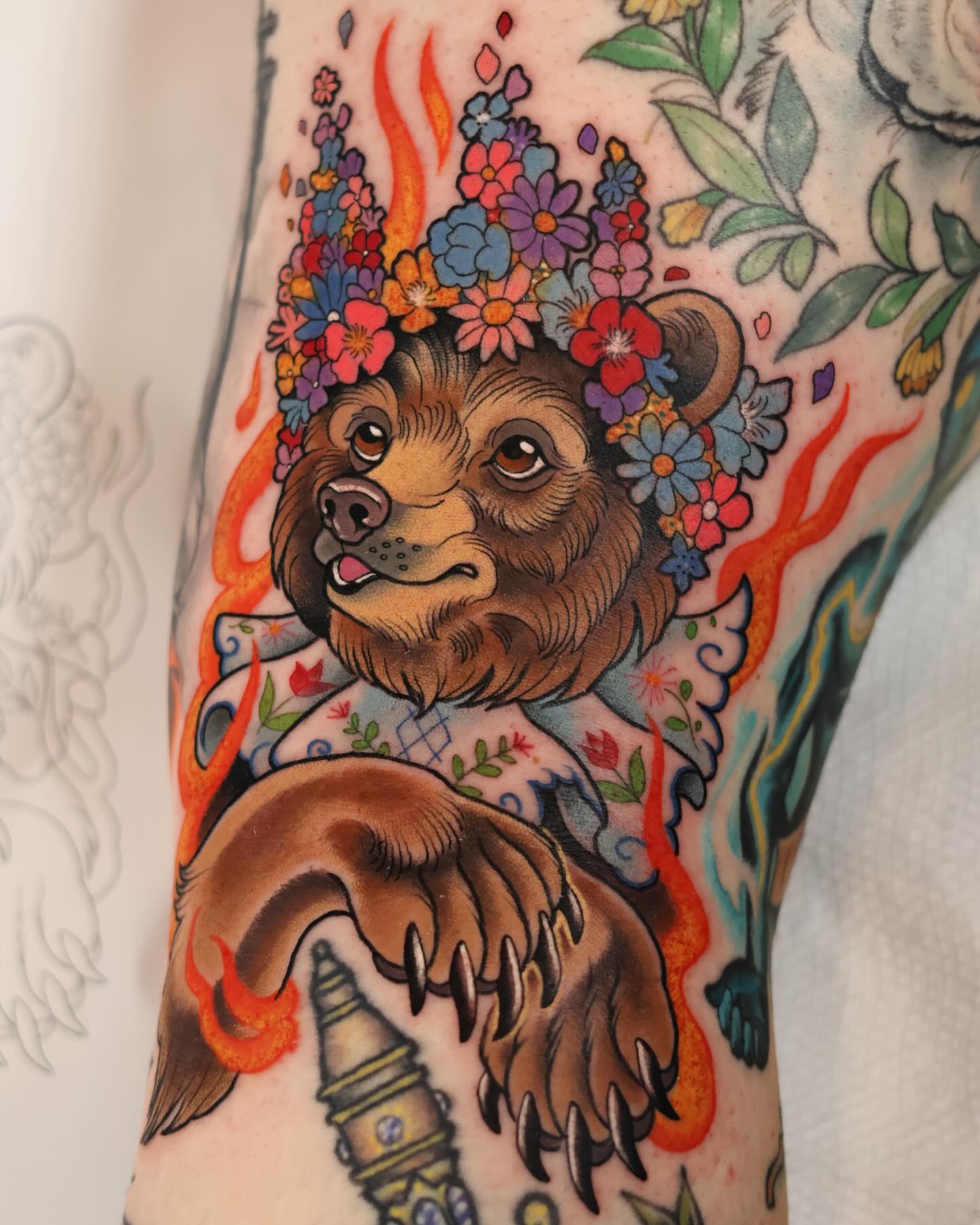 Tattoo by @tallsarahtattoos — new_school, illustrative