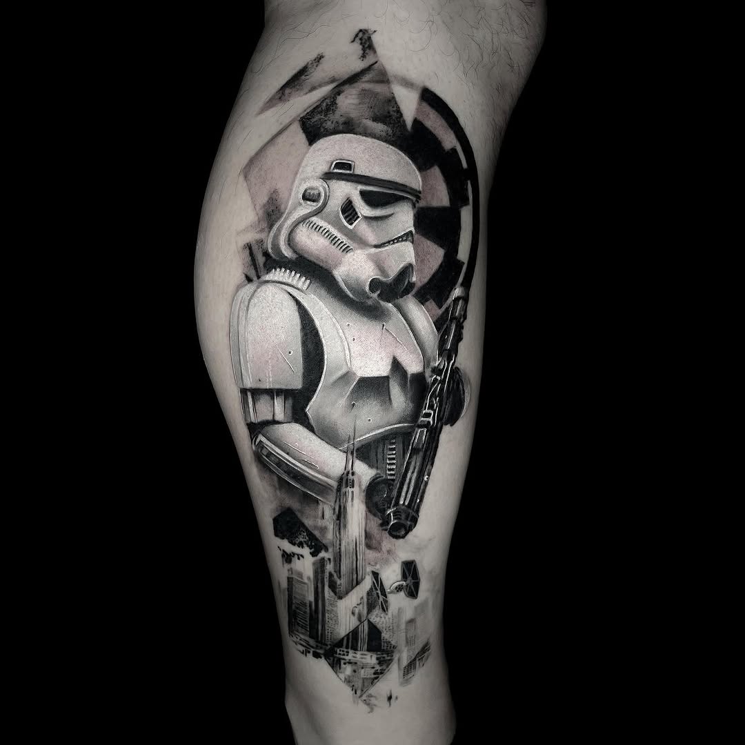 Tattoo by @nickjonestattoos — realism, black_and_grey