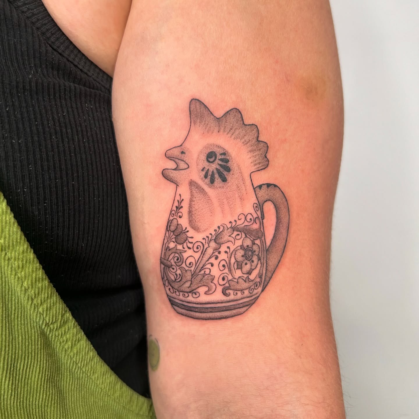 Tattoo by @lampladytattoos — black_and_grey