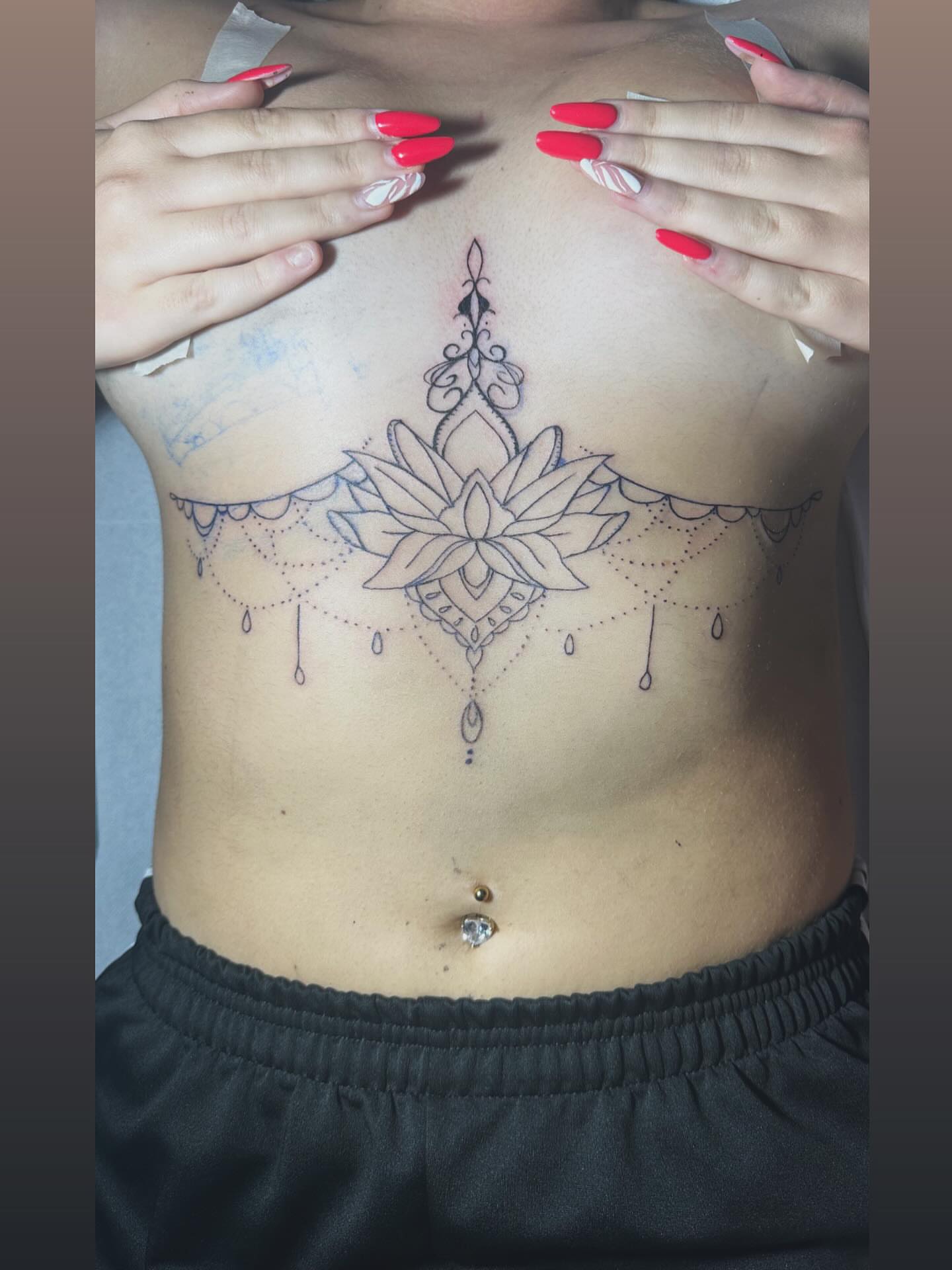 Tattoo by @_therosetattoo_ — geometric