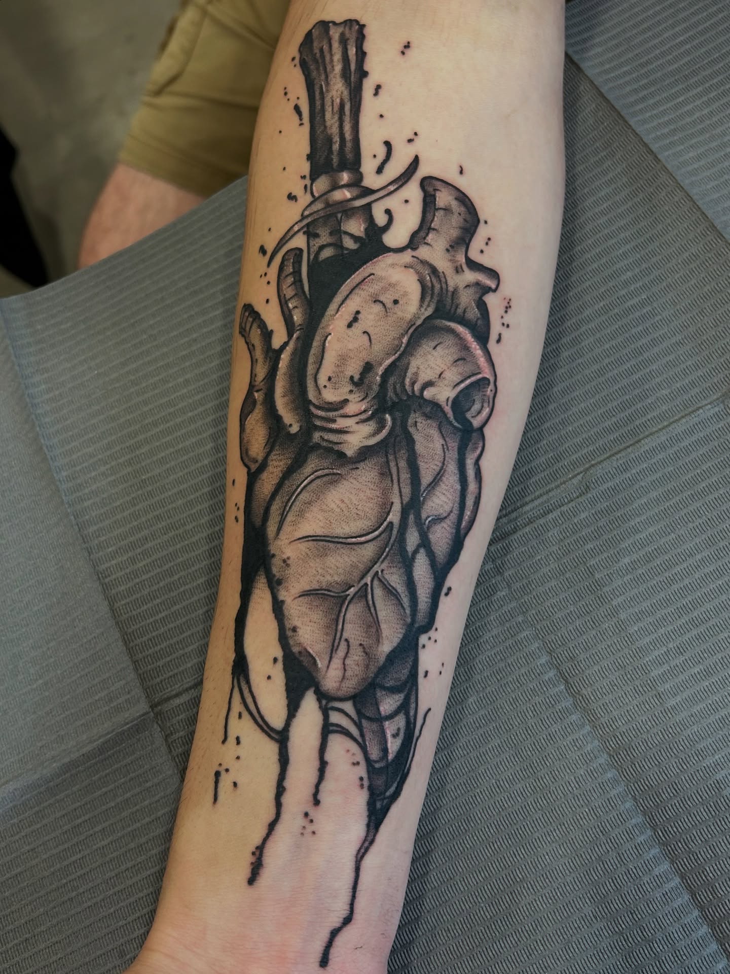Tattoo by @karlb_tattoo — black_and_grey, realism