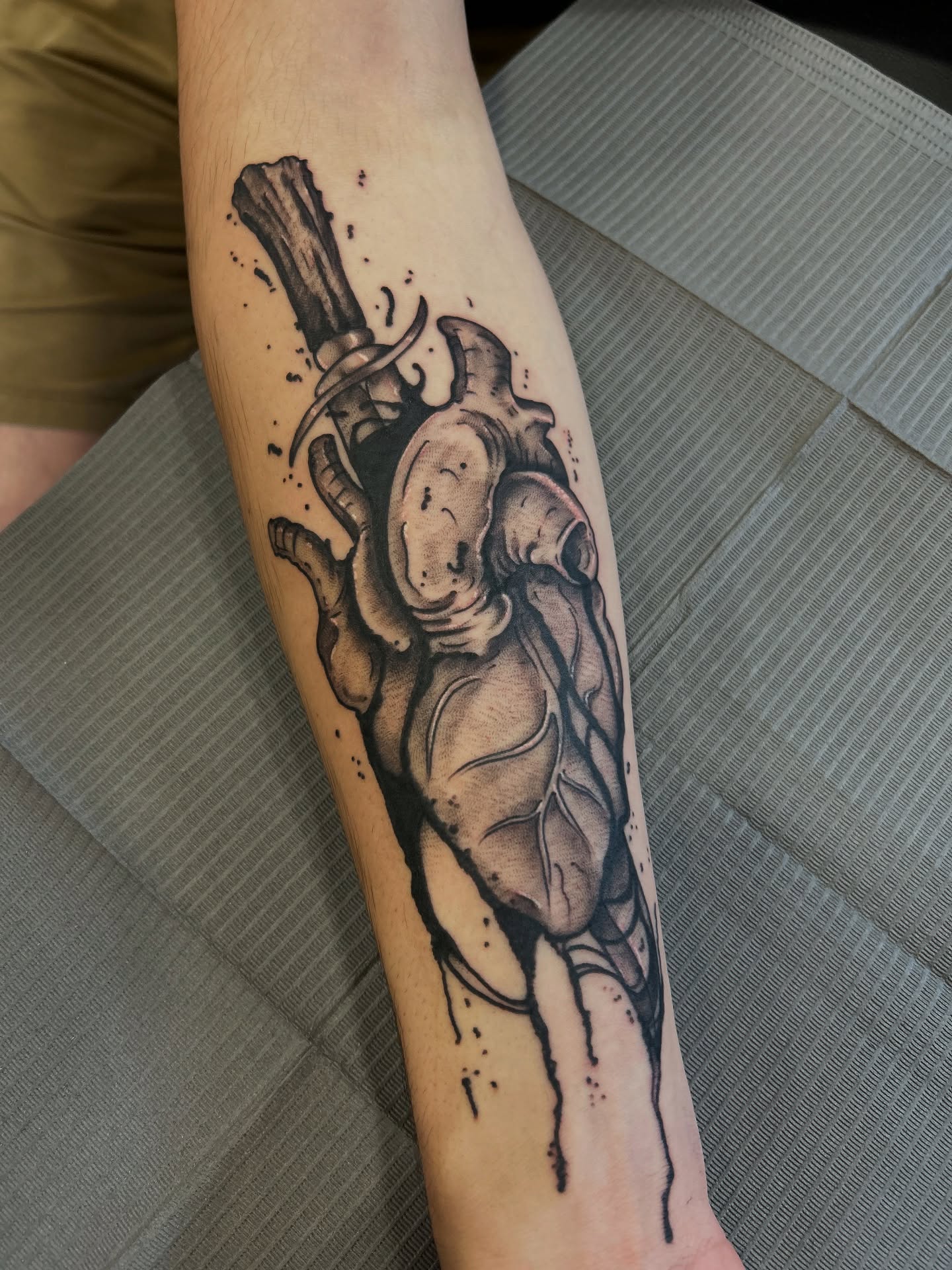 Tattoo by @karlb_tattoo — black_and_grey
