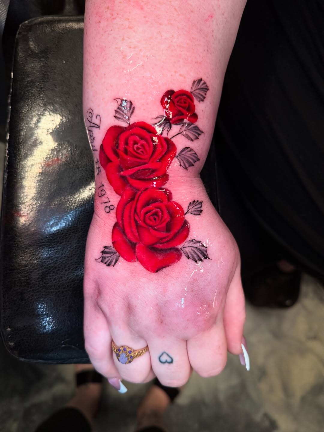 Tattoo by @faith_tat2 — realism, lettering_script