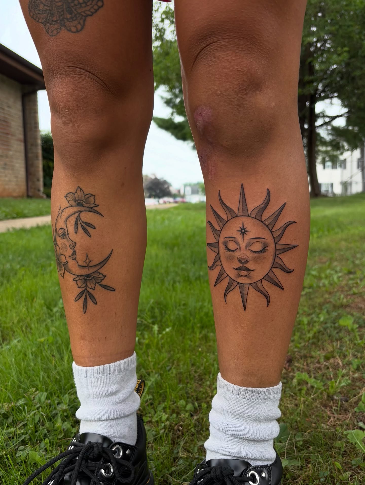 Tattoo by @tattoosbymeach — black_and_grey
