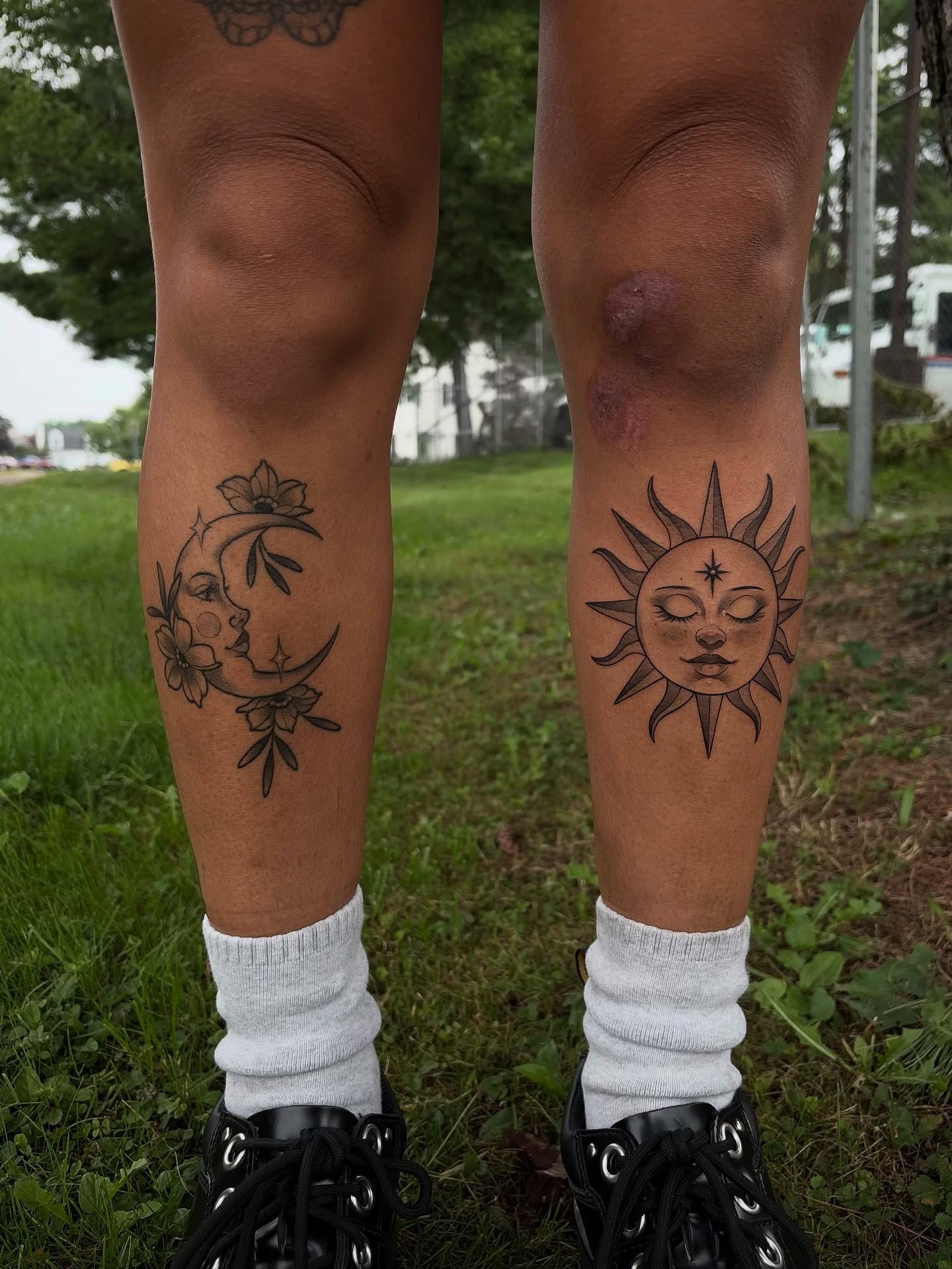 Tattoo by @tattoosbymeach — black_and_grey
