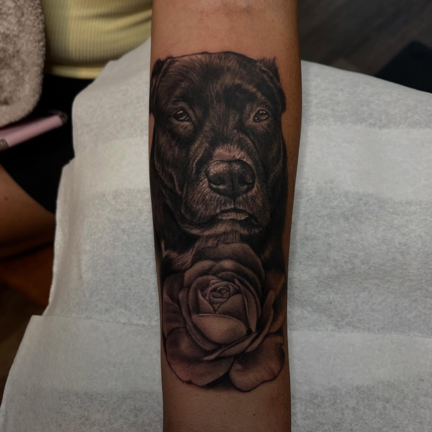 Tattoo by @adamhabecker — realism, black_and_grey