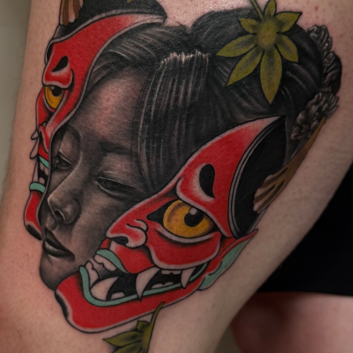 Tattoo by @stubborntattoos — japanese_irezumi, realism