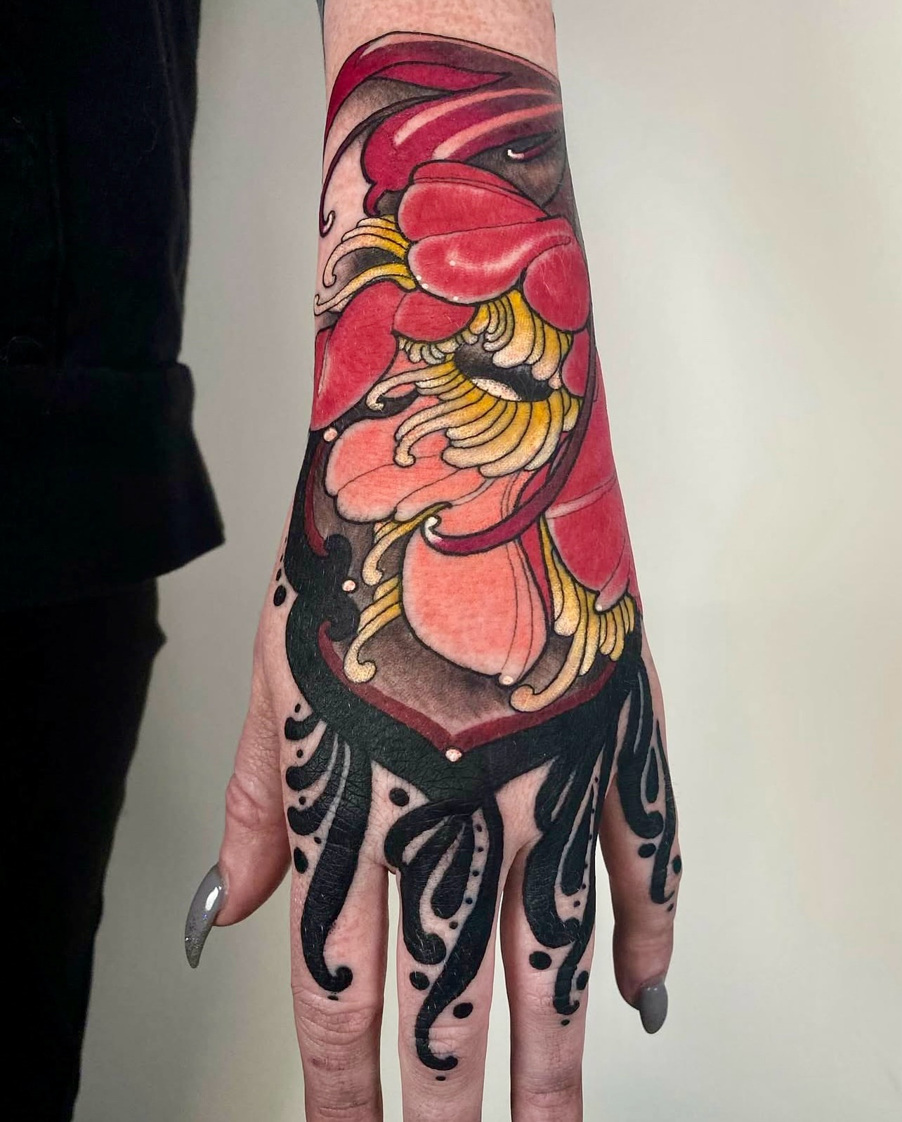 Tattoo by @novembergloom_tattoo — american_traditional, dotwork