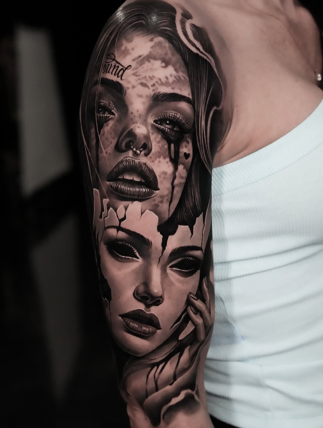 Tattoo by @hiramksas — realism, black_and_grey