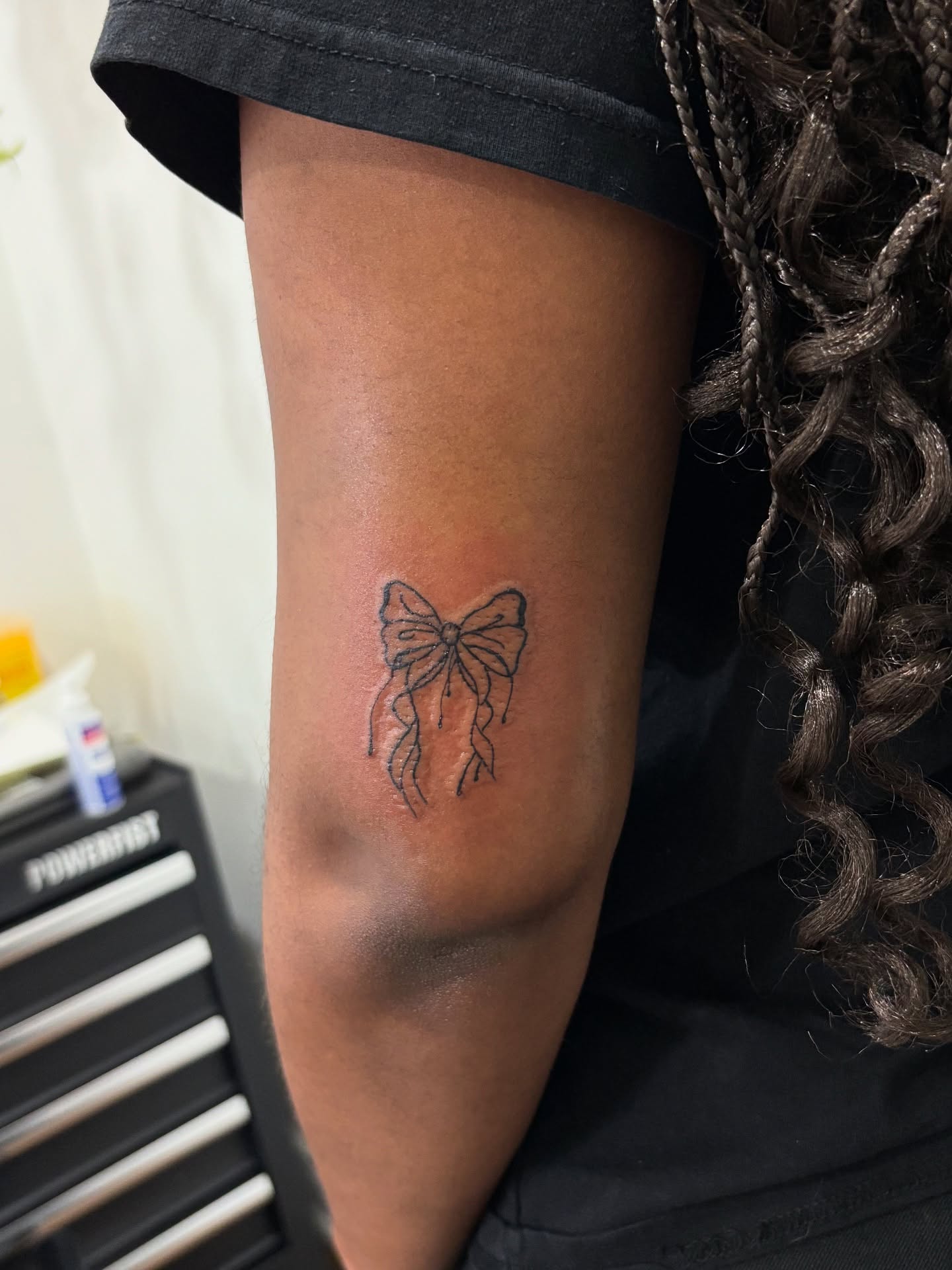 Tattoo by @inkednlashed_ — black_and_grey