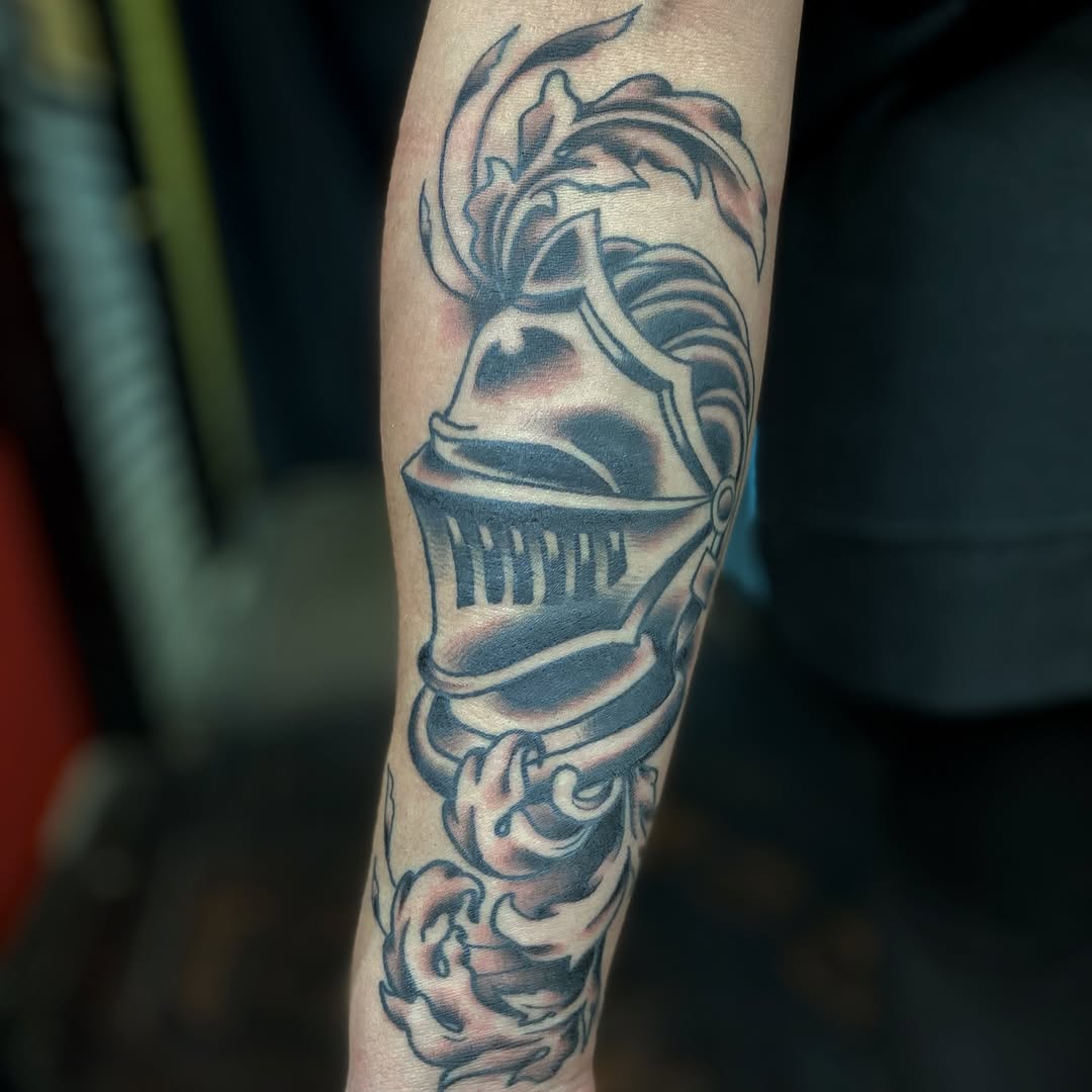 Tattoo by @katie_tatts — american_traditional, black_and_grey
