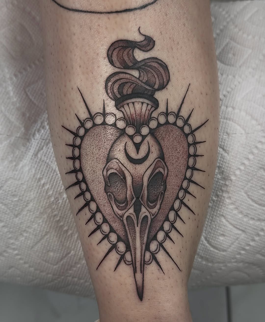 Tattoo by @driinked β black_and_grey, ornamental