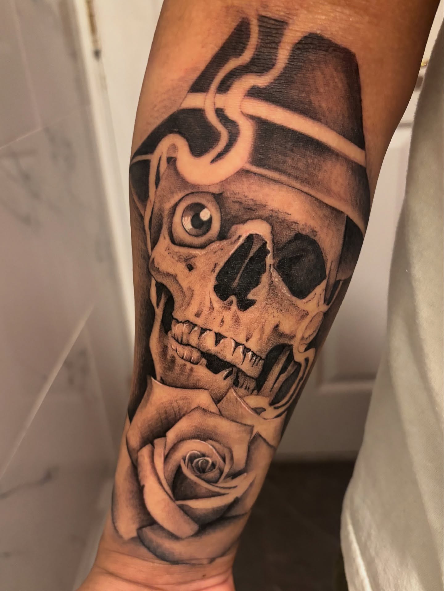 Tattoo by @divineink_nyc — black_and_grey, realism