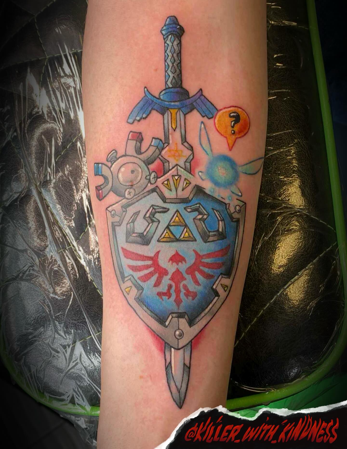 Tattoo by @killer_with_kindness — geometric, illustrative