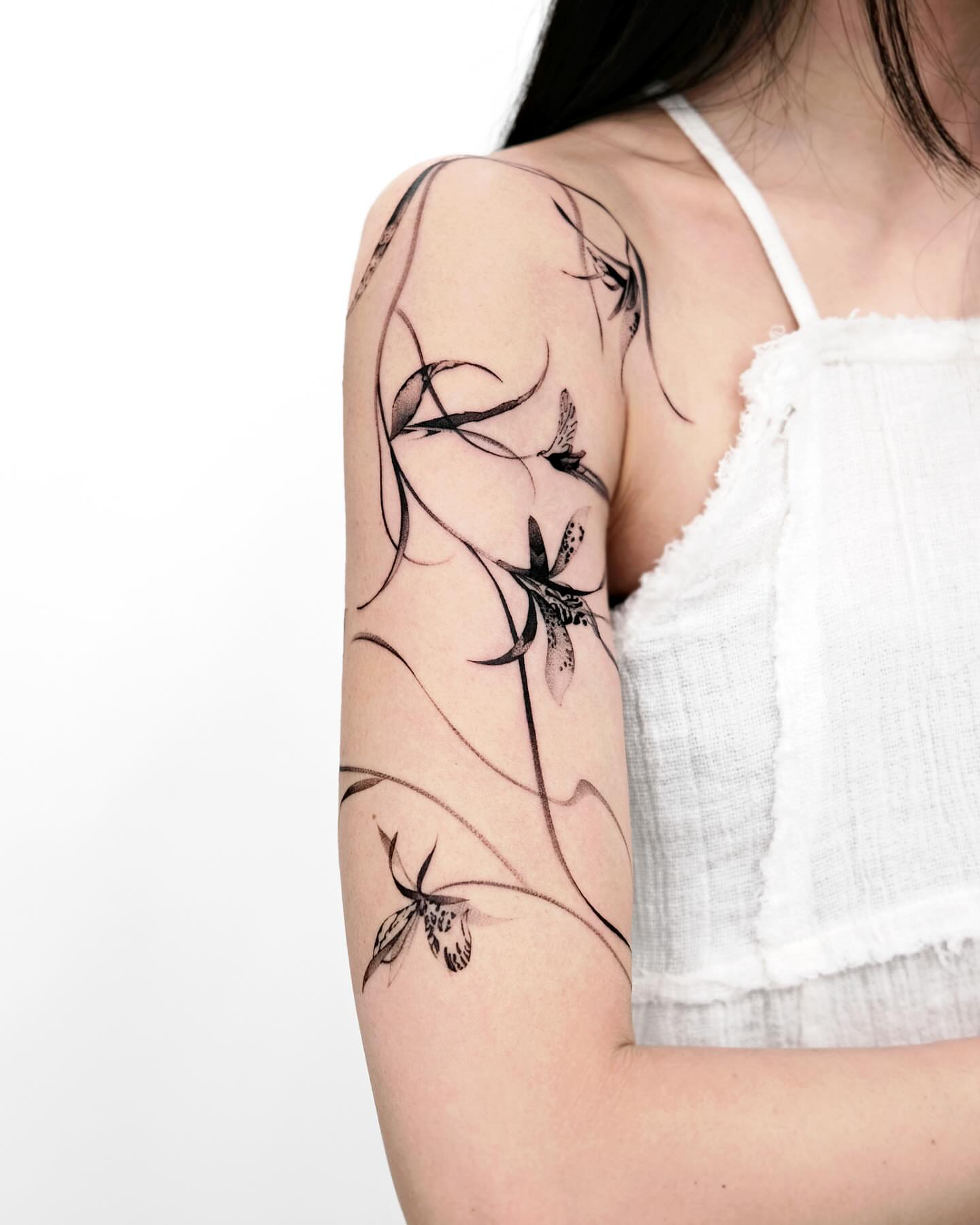 Tattoo by @mukyeon_tattoo — black_and_grey