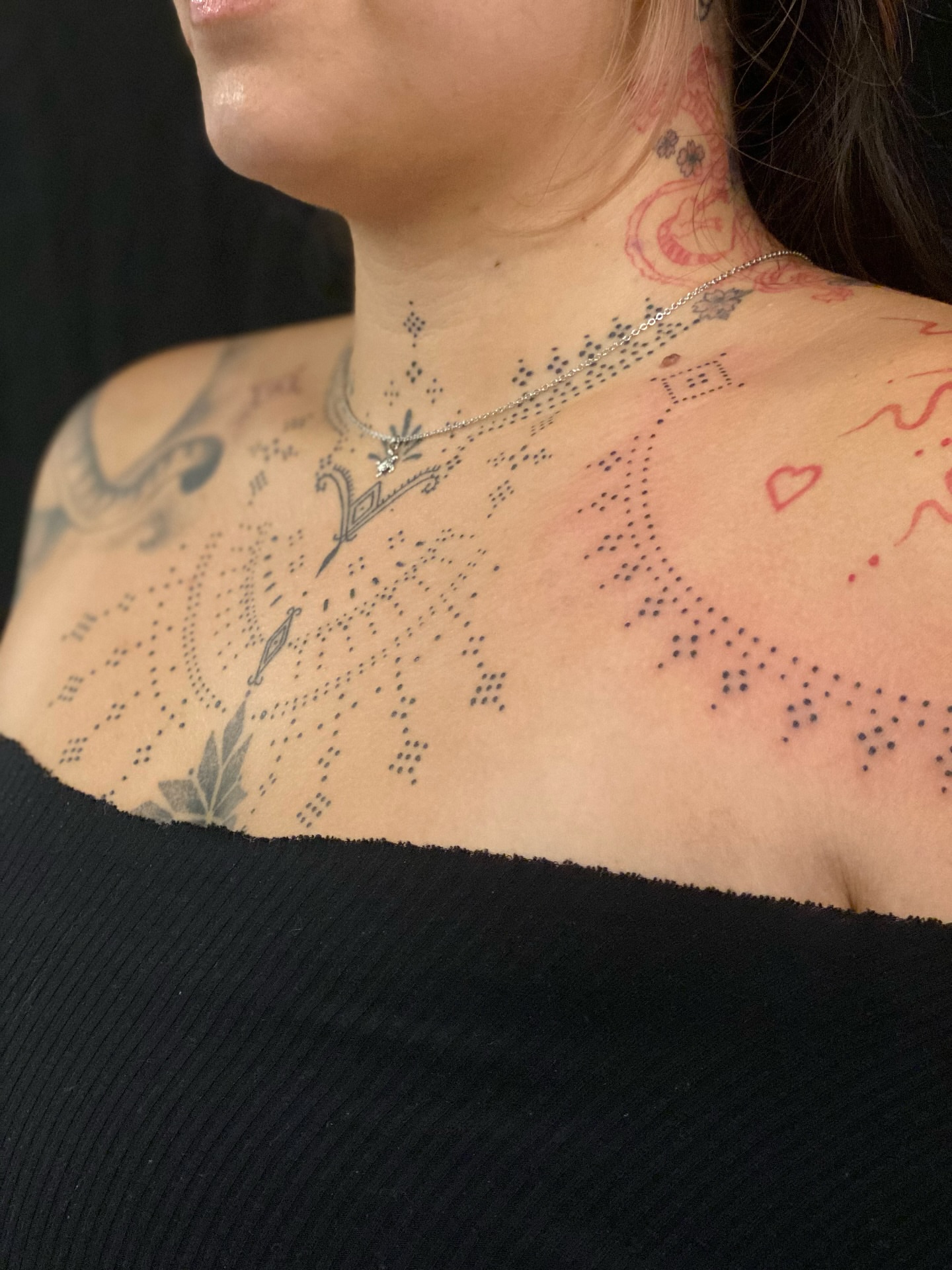 Tattoo by @brujatattooer β dotwork
