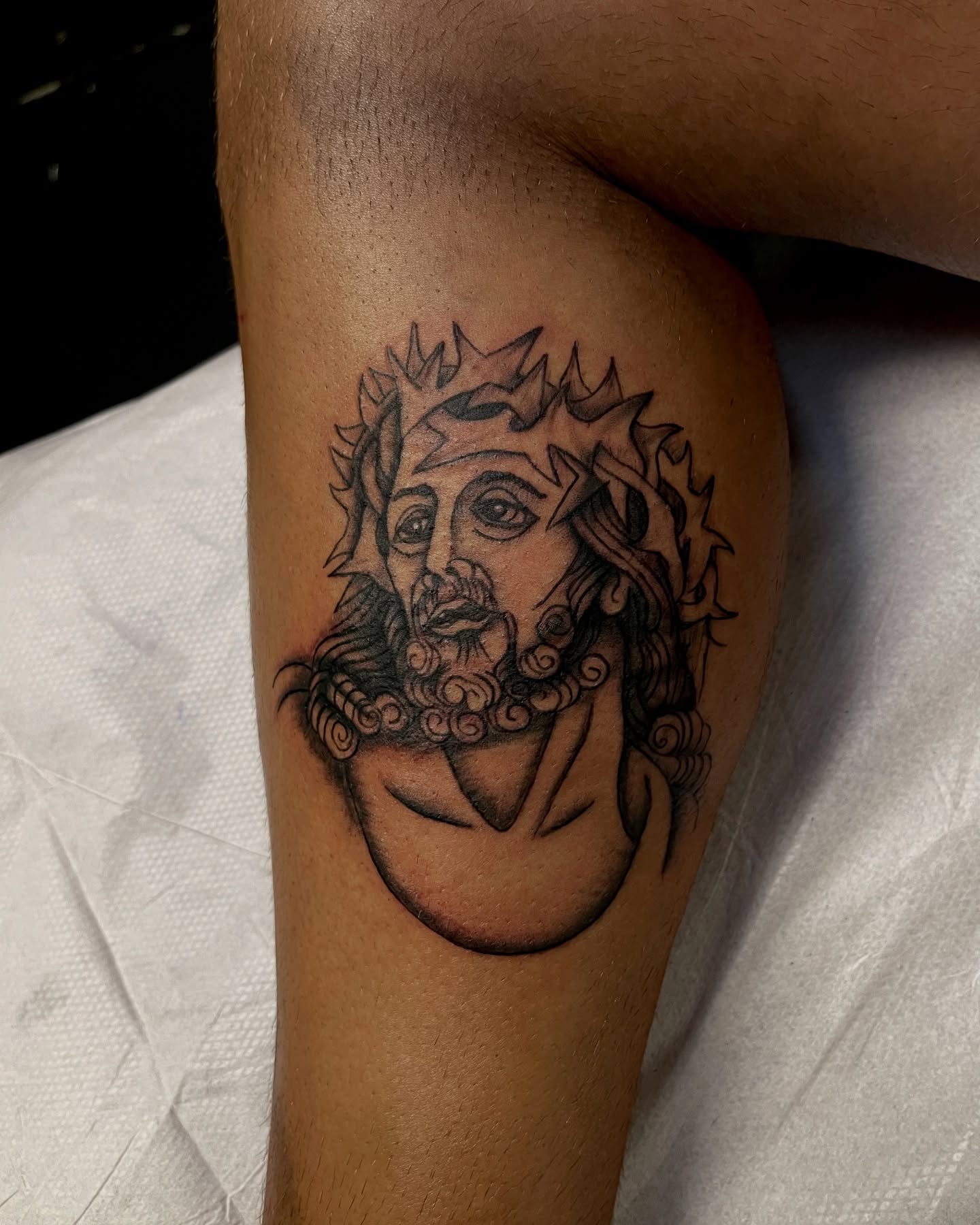 Tattoo by @tat2garrett — black_and_grey