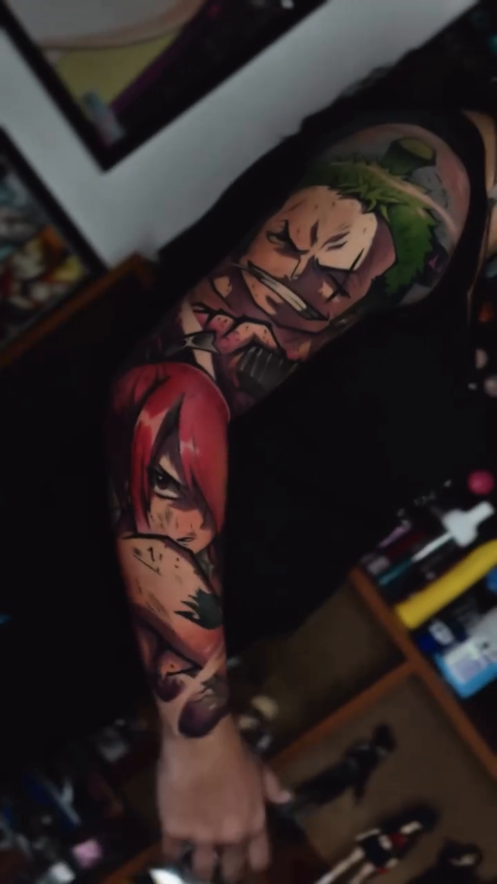 One Piece characters anime tattoo by Anime