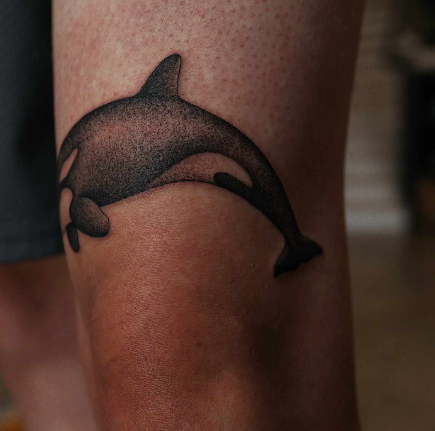 Tattoo by @randatattoos β dotwork