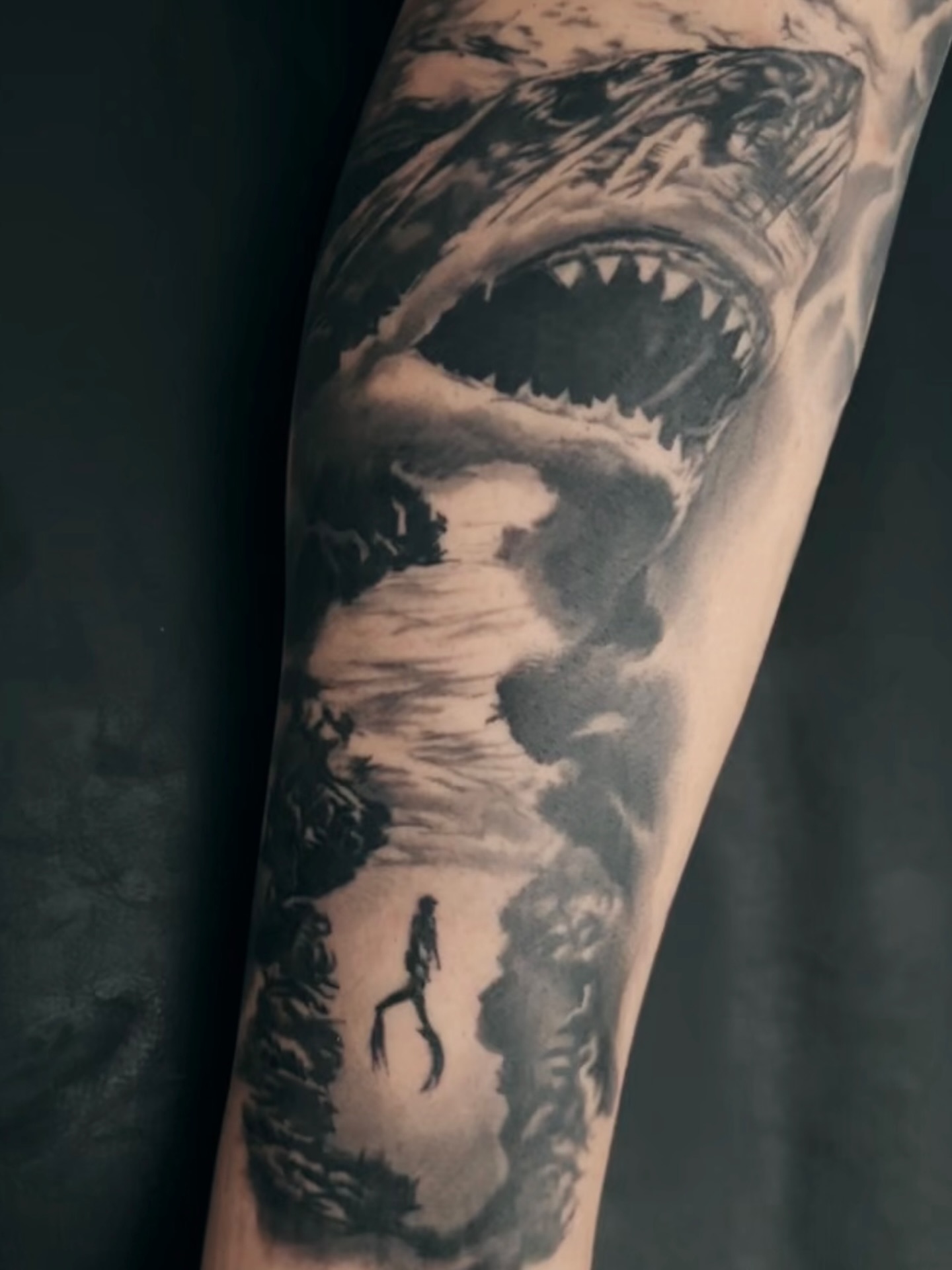 Tattoo by @jaydevito_tattoos — realism, black_and_grey