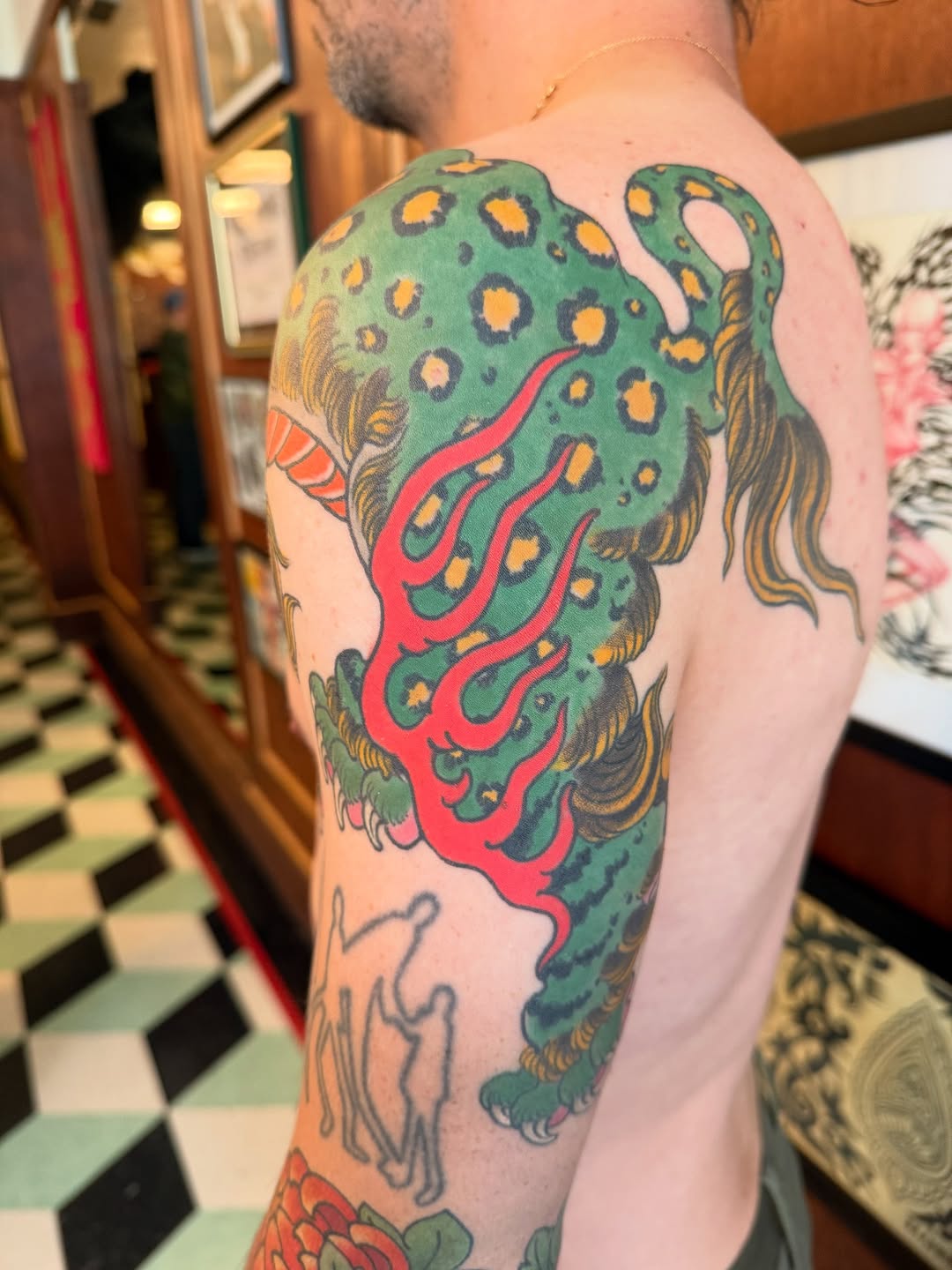 Tattoo by @candikinyobi — japanese_irezumi, neo_traditional