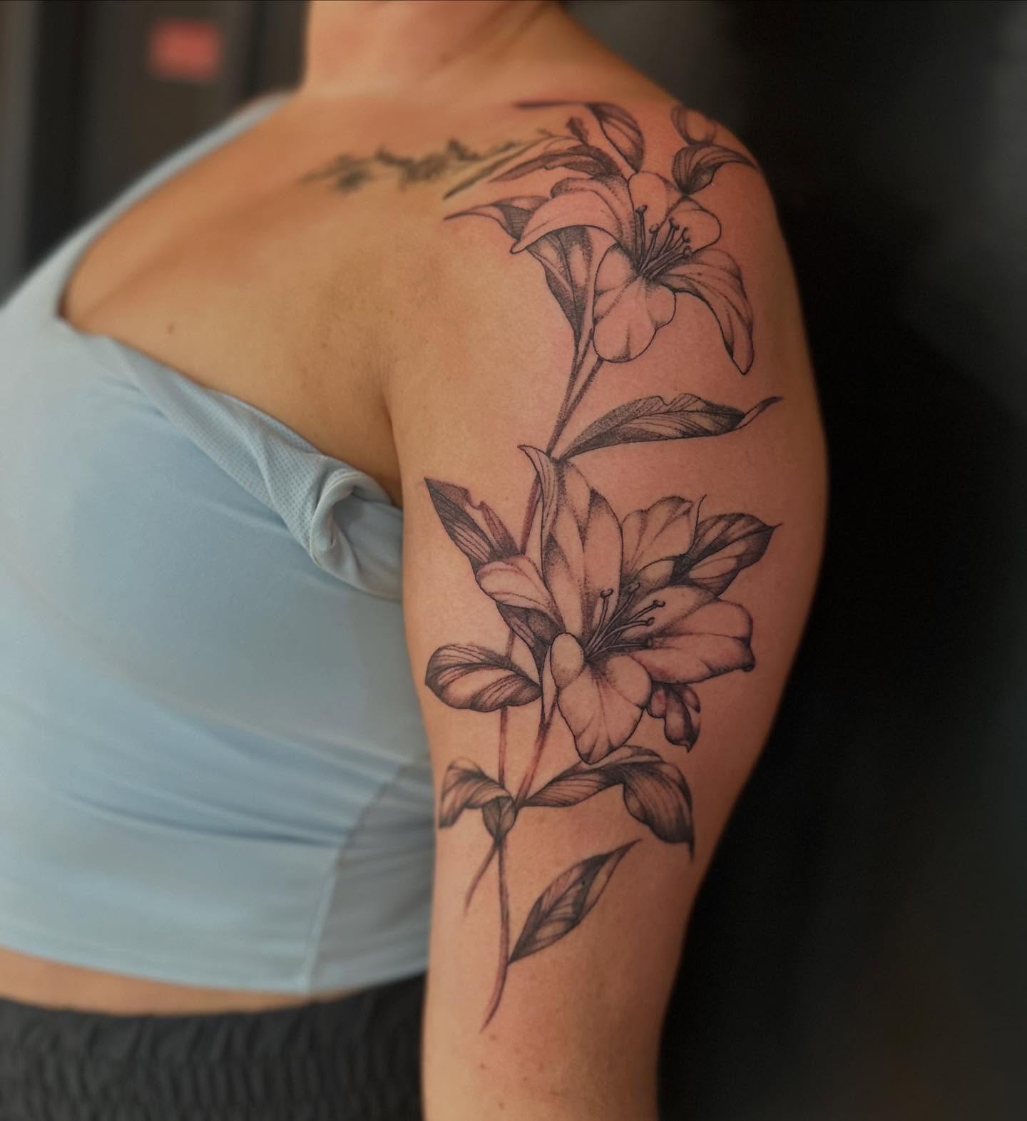 Tattoo by @wattsy.tattoos — black_and_grey