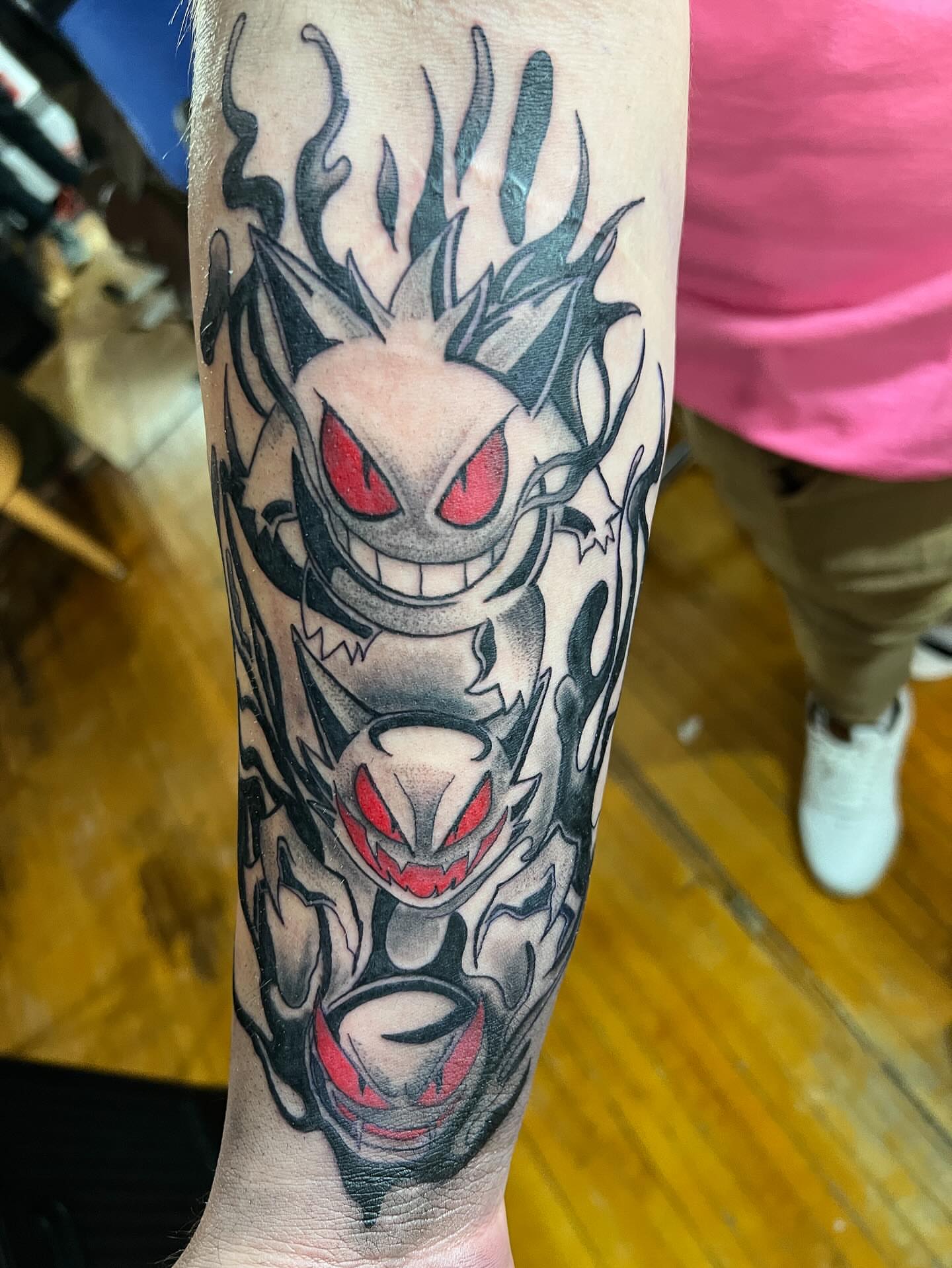 Tattoo by @bearthedemo — black_and_grey