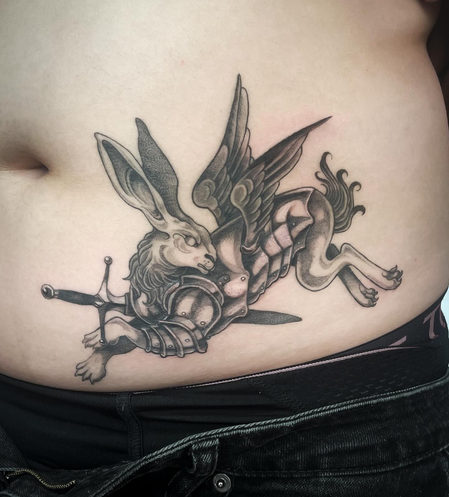 Tattoo by @whatreiley β black_and_grey