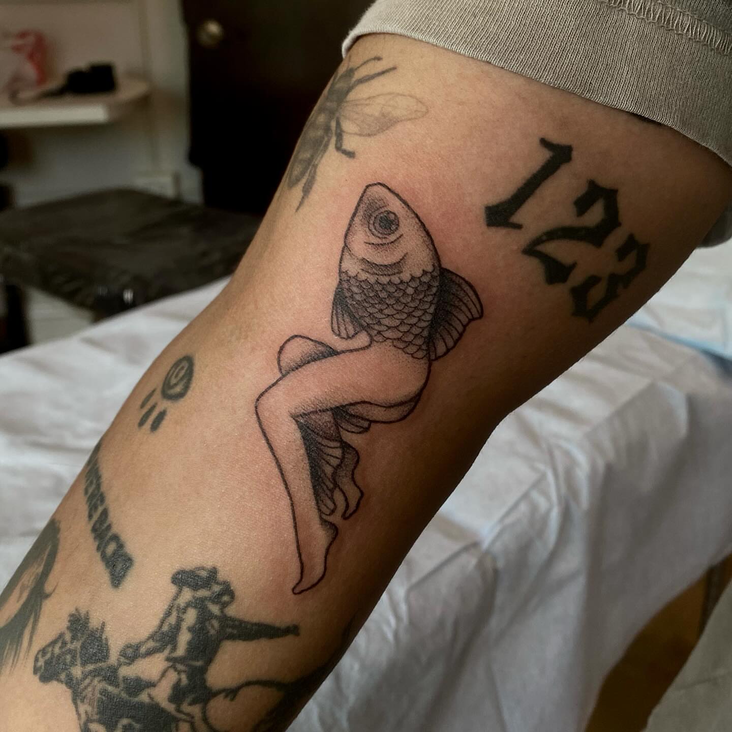 Tattoo by @artistofflesh — black_and_grey