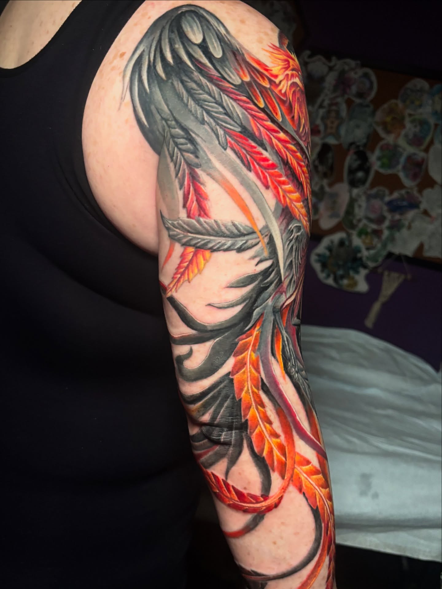 Tattoo by @mlombardiart — american_traditional, dotwork