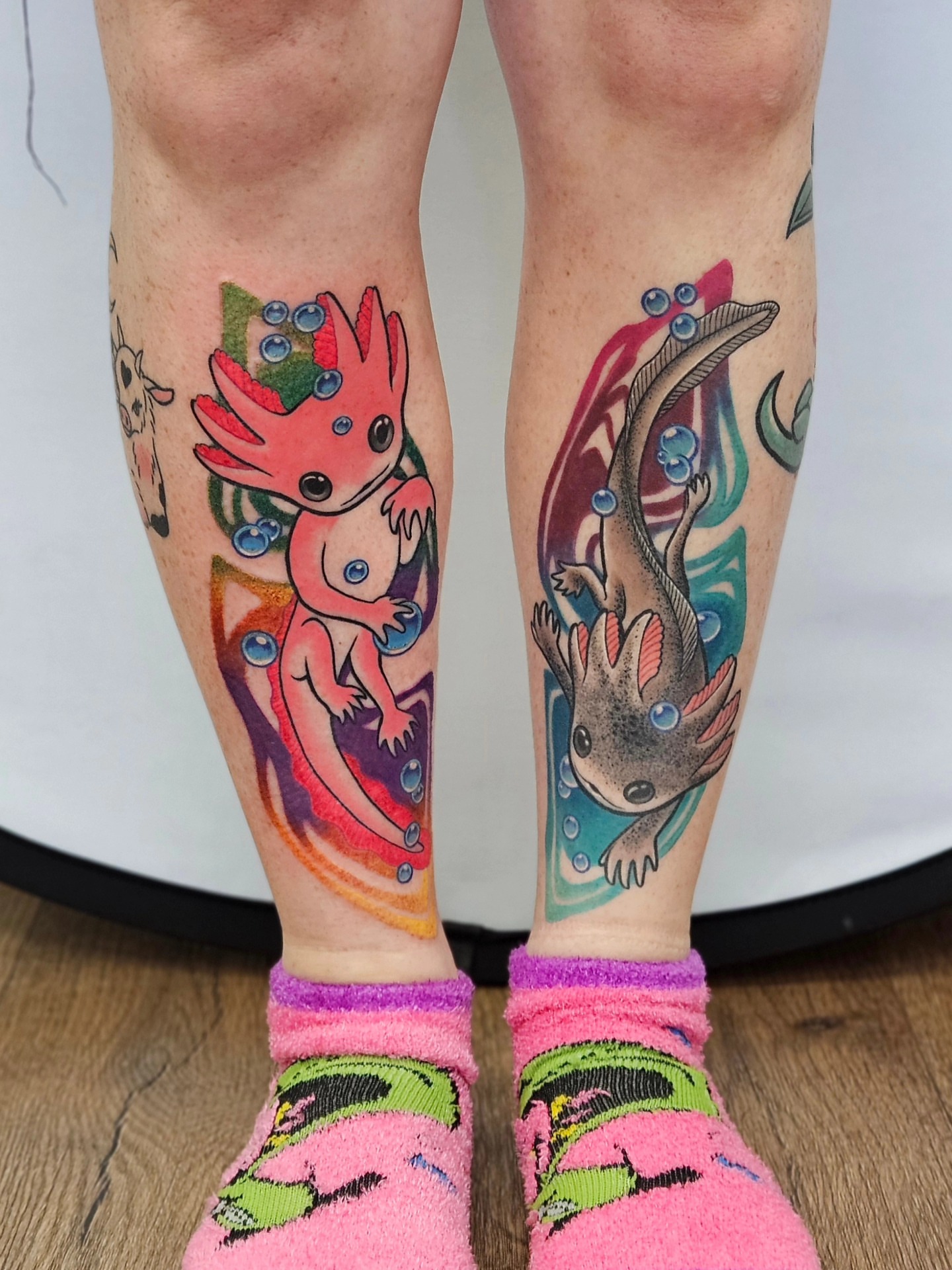 Tattoo by @zombiebellabug — dotwork