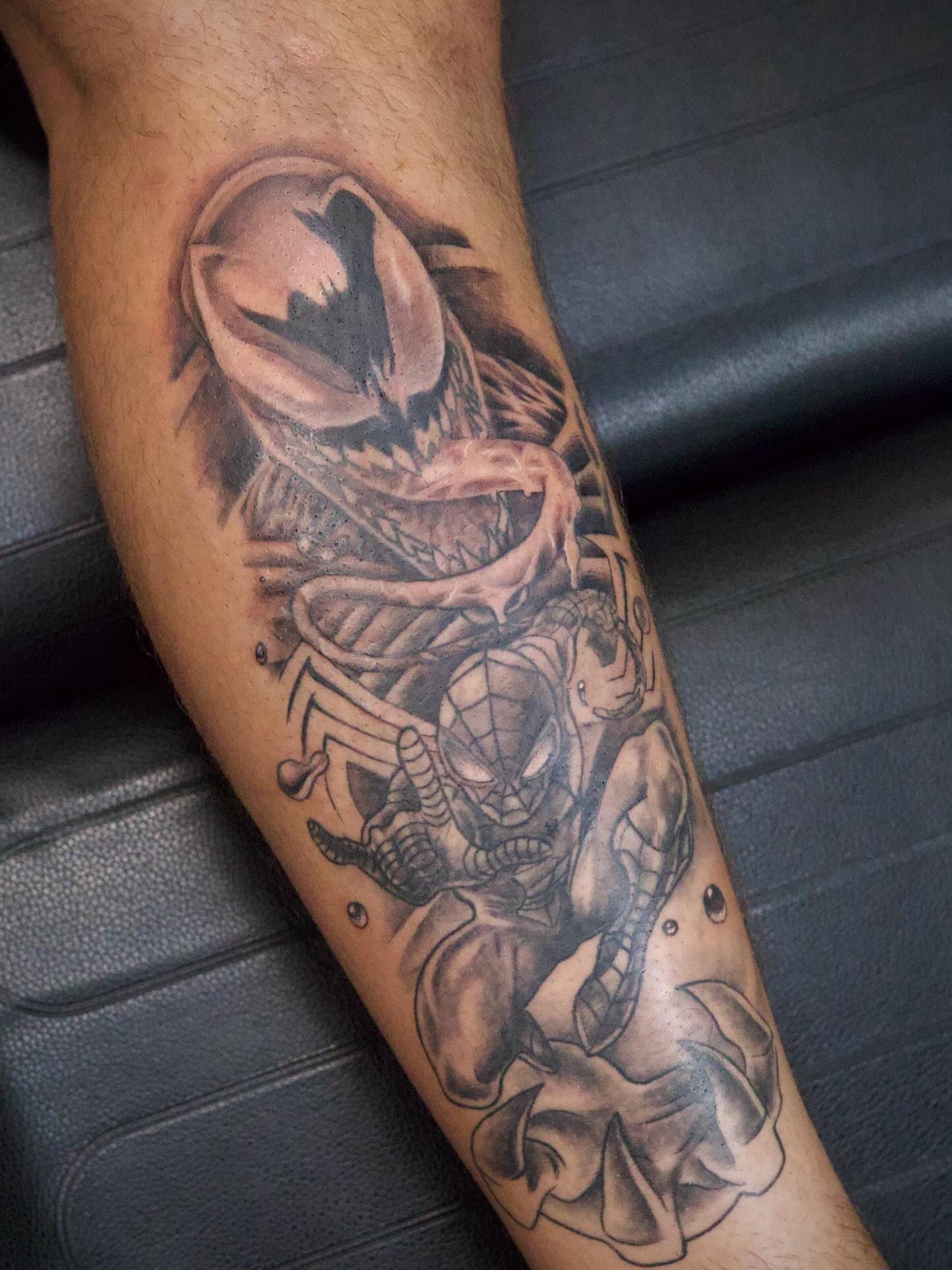 Tattoo by @villionairetattoos — black_and_grey, realism