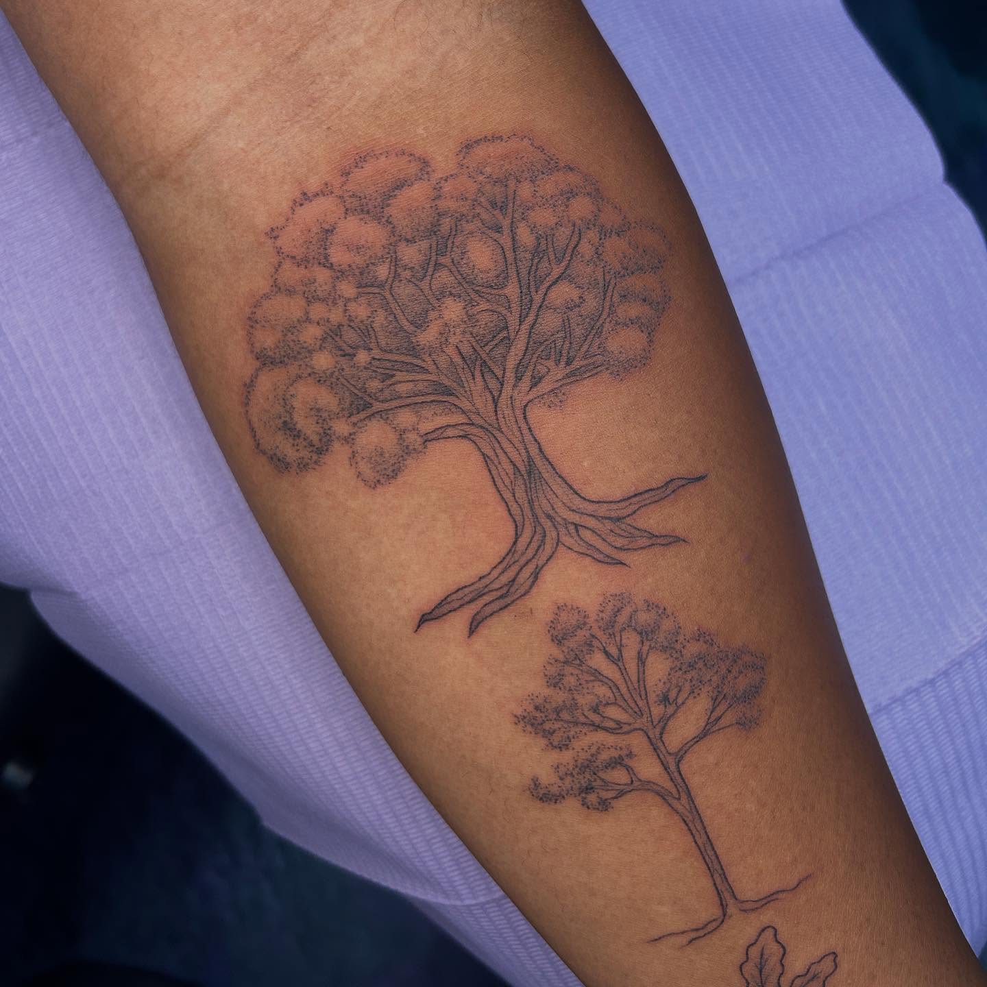 Tattoo by @sweetcarolinetattoo — dotwork