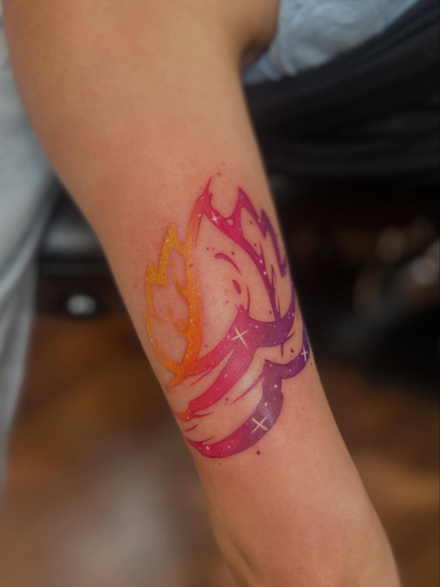 Tattoo by @magglesmcmaggles — watercolor
