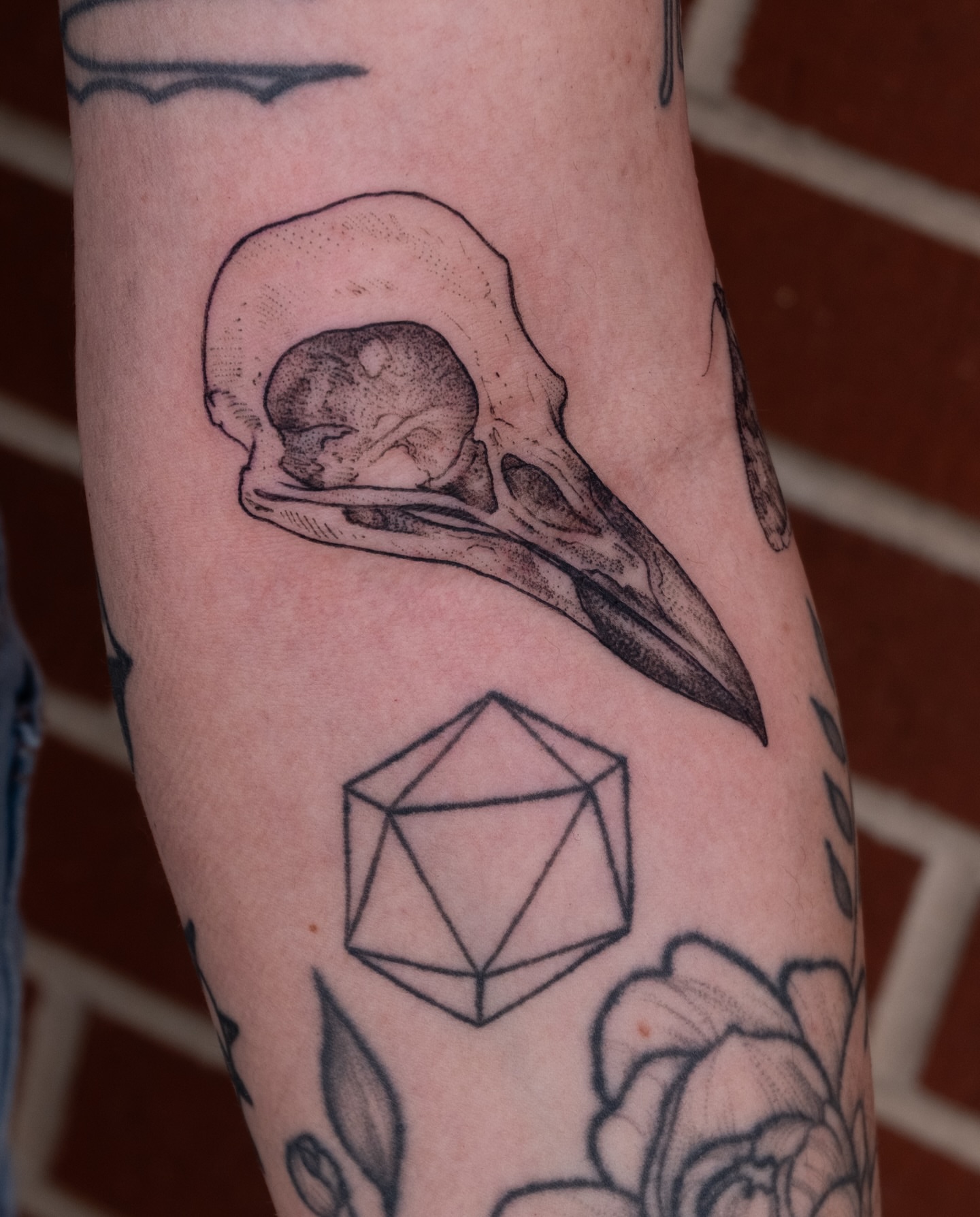 Tattoo by @fortytwojudges — black_and_grey, geometric